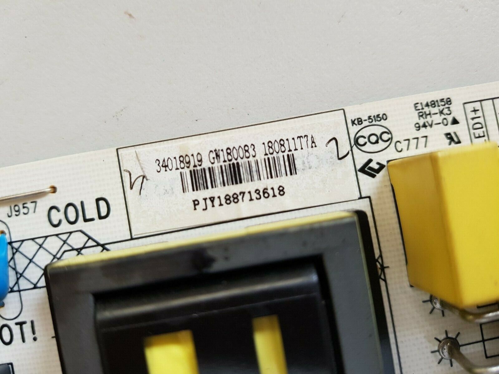 GENUINE KOGAN KALED49MU8010SZA POWER BOARD 35022937 34018919