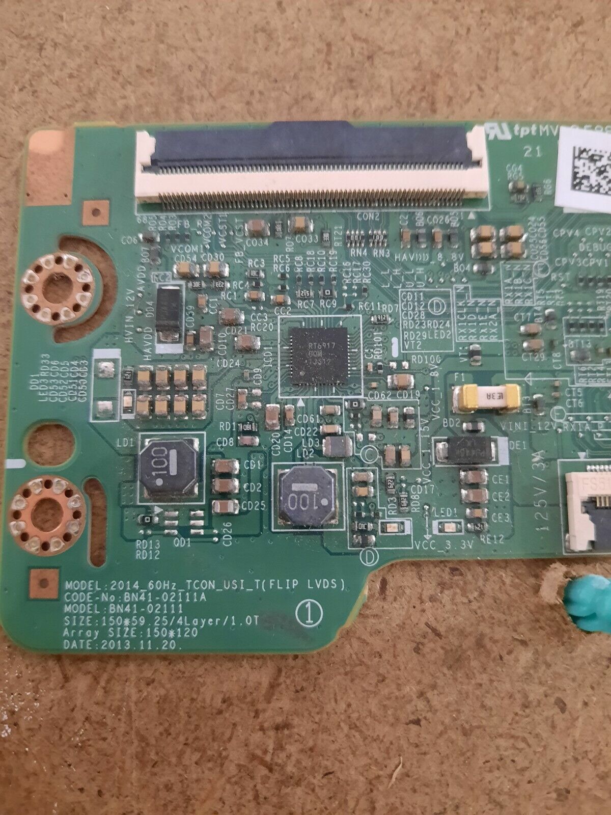 GENUINE SAMSUNG UA32H5500 T-Con Board - BN95-01893A BN41-02111