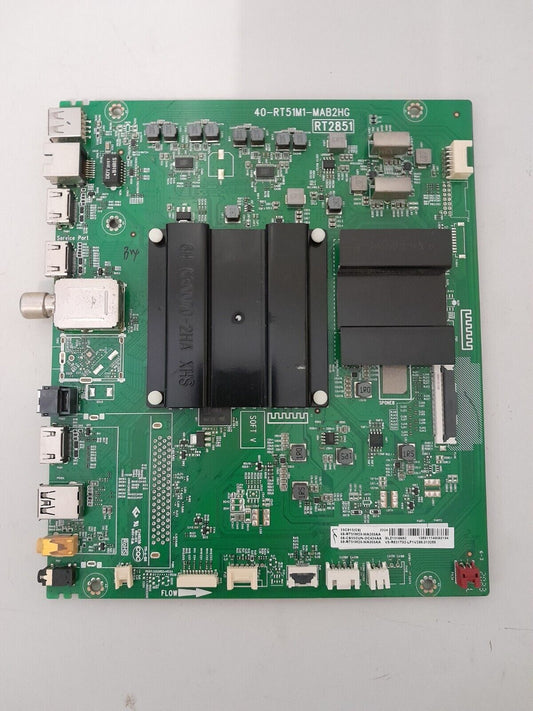 GENUINE TCL 55C815 MAIN BOARD 40-RT51M1-MAB2HG RT2851 08-CS55CUN-OC424AA