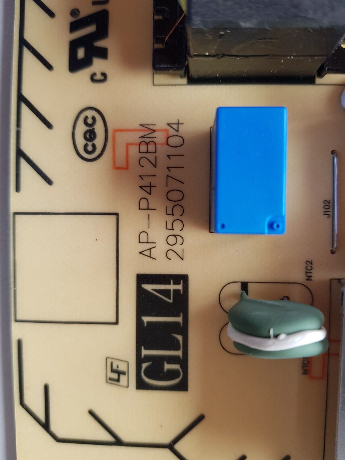 GENUINE SONY KD 75X80J POWER SUPPLY BOARD GL14 AP-P412BM 2955071104 1-009-802-21