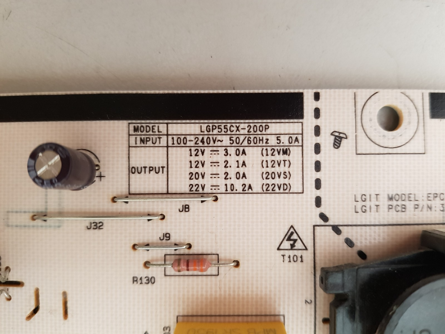 GENUINE LG OLED 55CXPTA POWER SUPPLY BOARD EAY65689401 EAX68999701 1.9