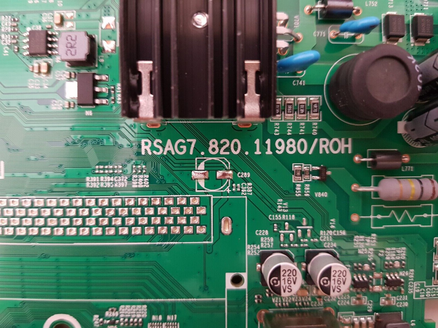 GENUINE TOSHIBA 50C350MP MAIN BOARD RSAG7.820.11980 50C350LP 324999 318003