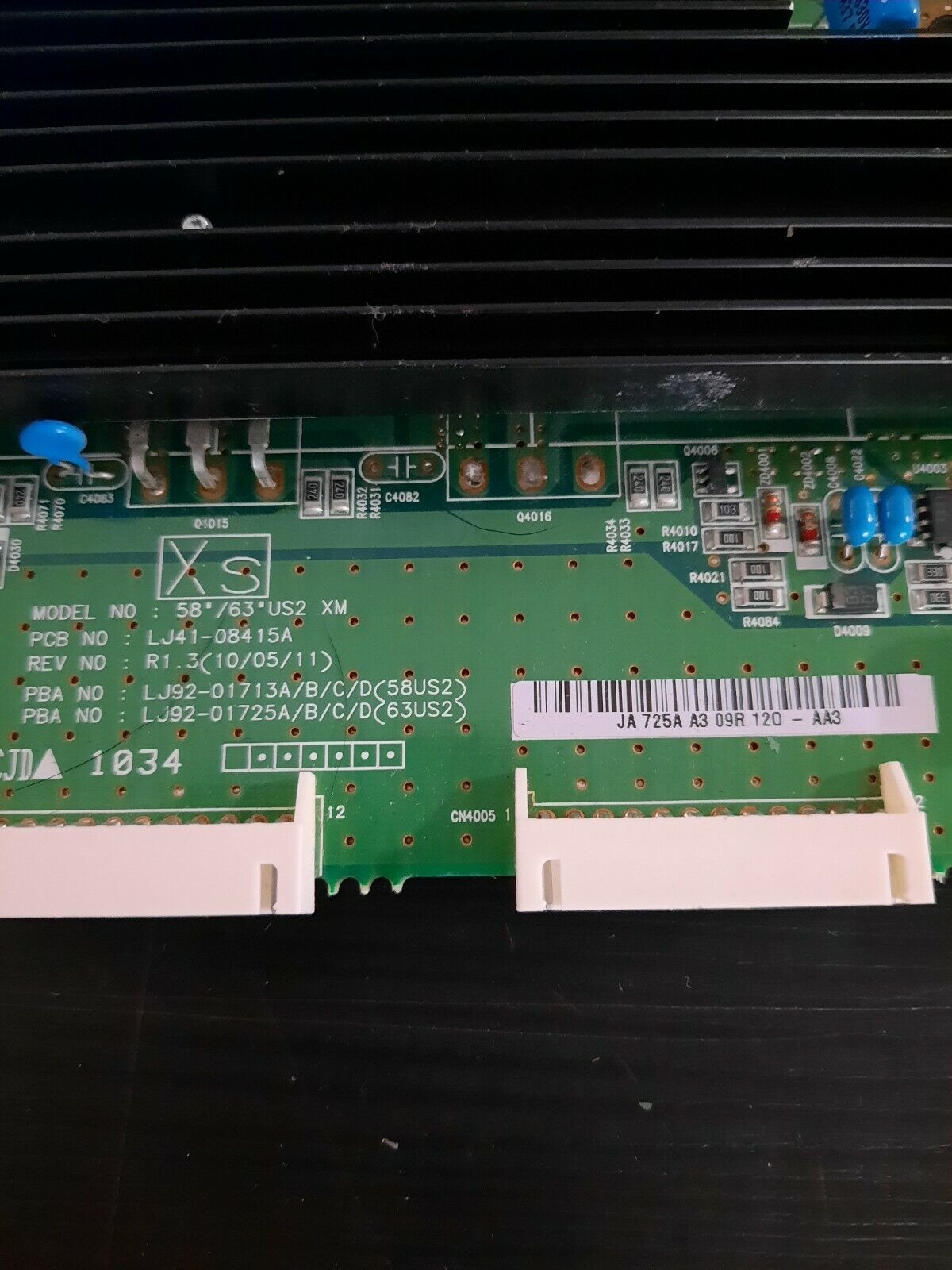 GENUINE SAMSUNG PS63C7000 X-Main Board - BN96-12689A LJ41-08415A LJ92-01725A