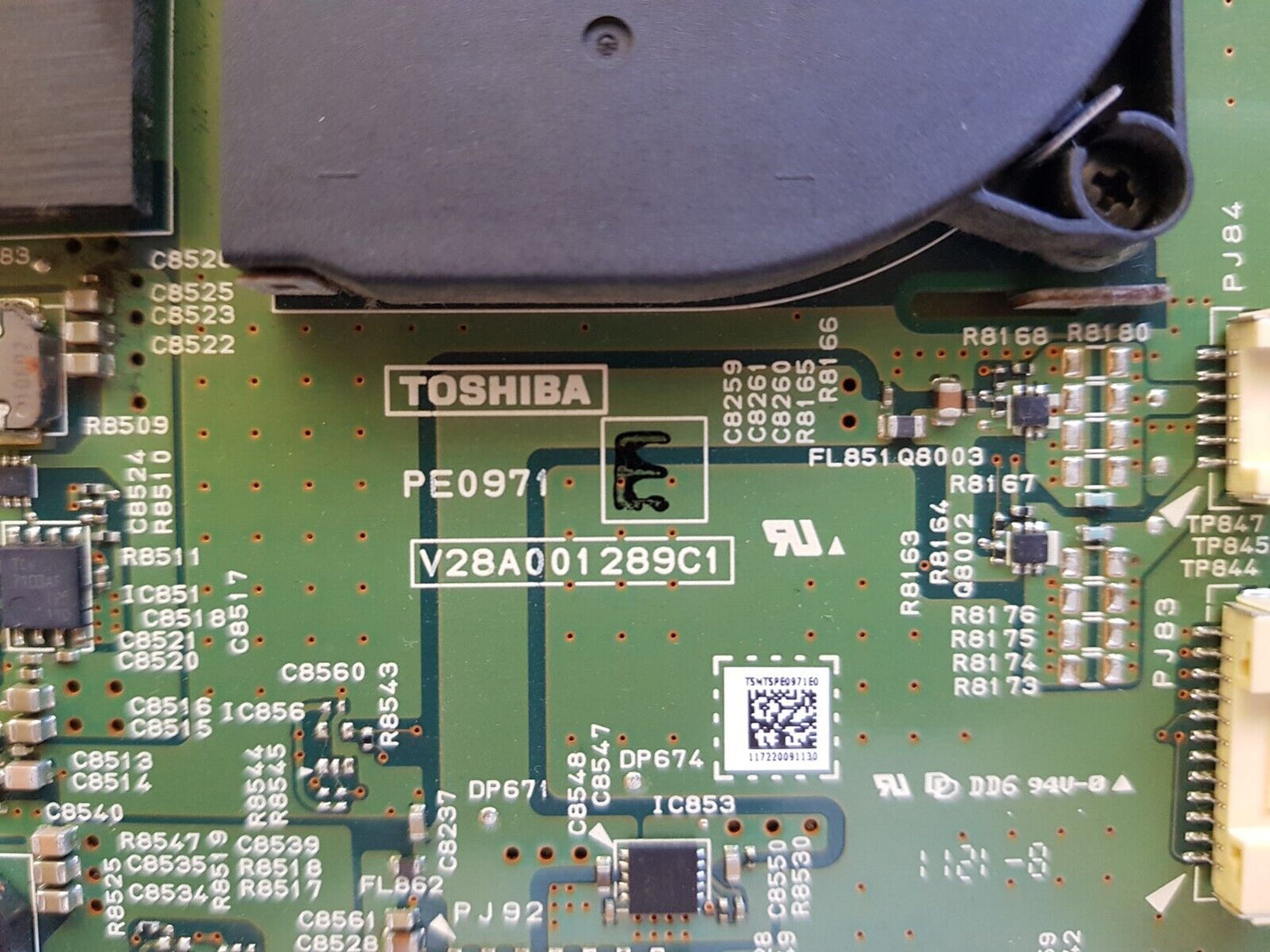 GENUINE TOSHIBA 55L800A T-CON BOARD 54T06-C01 T546HF02 PE0971 V28A001289C1