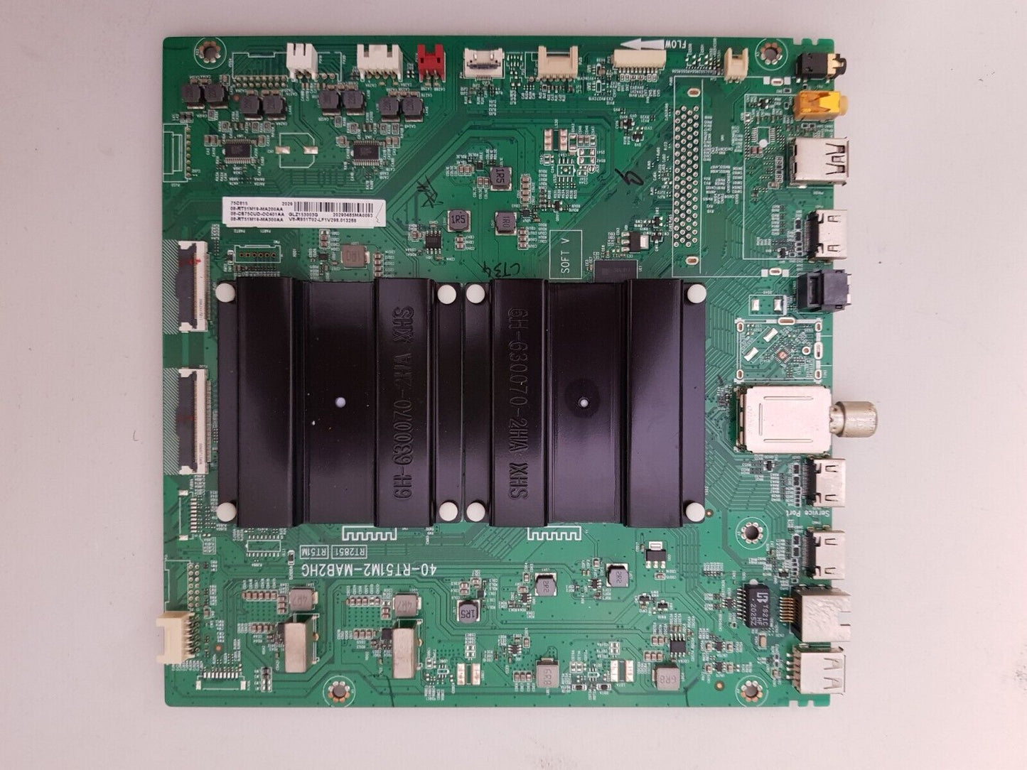 GENUINE TCL 75C815 MAIN BOARD 40-RT51M2-MAB2HG RT2851 RT51M V8-R851T02-LF1V298