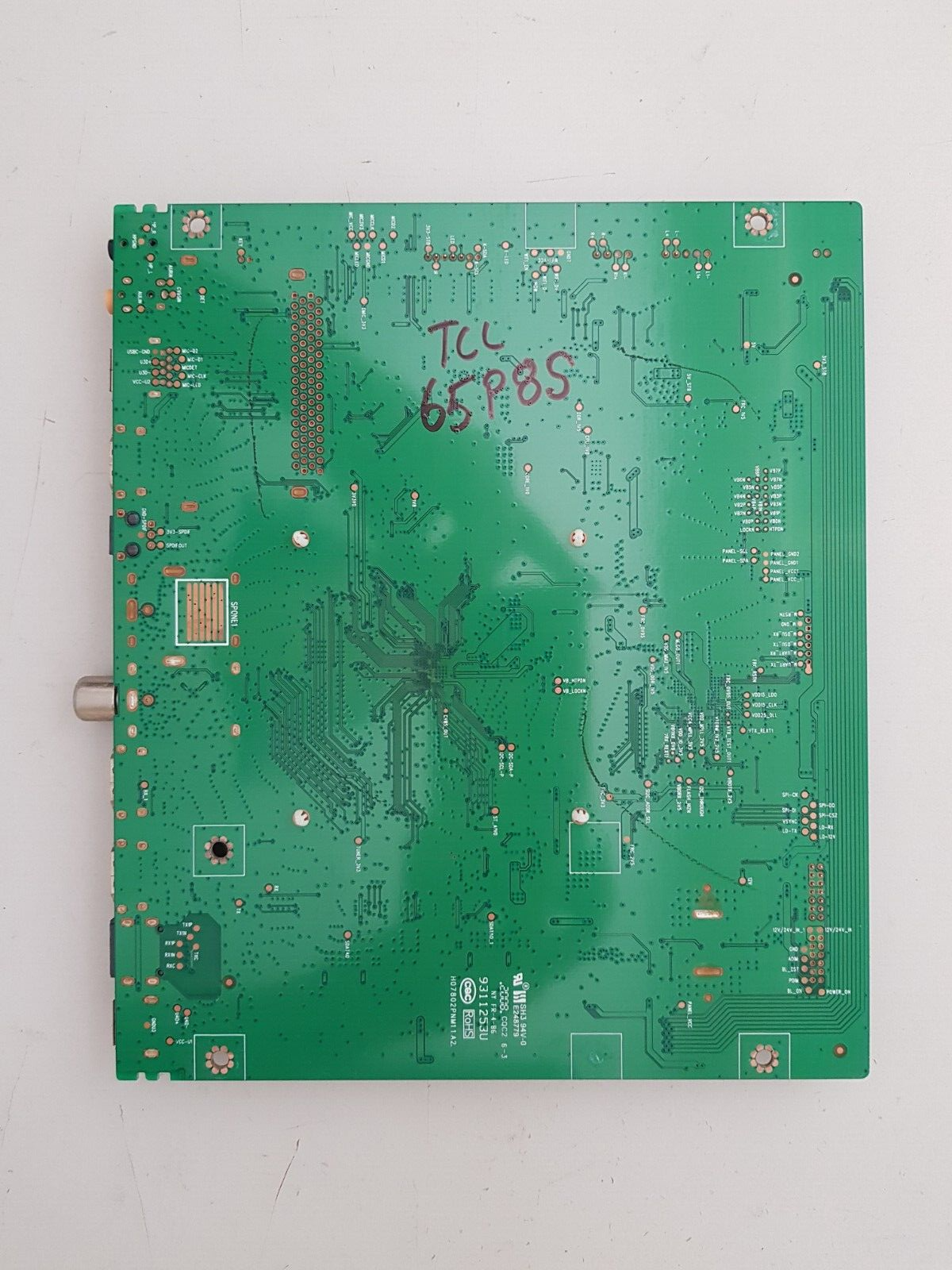 GENUINE TCL 65P8S MAIN BOARD 40-RT51M1-MAB2HG RT2851 V8-R851T02-LF1V288