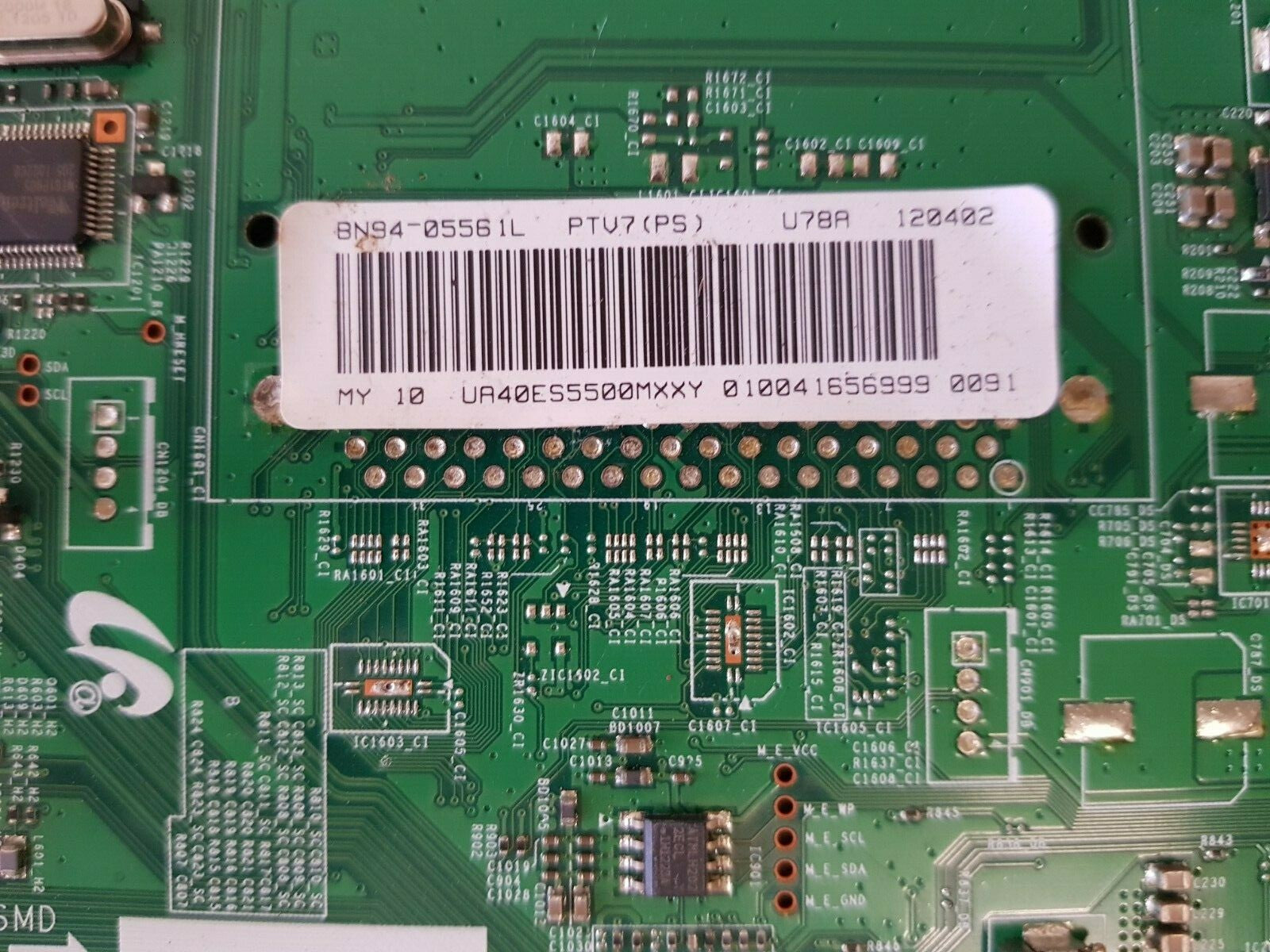GENUINE SAMSUNG UA40ES5500 MAIN BOARD BN94-05561L BN41-01812A 120402