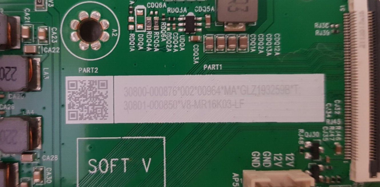 GENUINE FFALCON FF40RS52 MAIN BOARD 40-MR16K2-MPB2HG 11602-500702 MR16K2