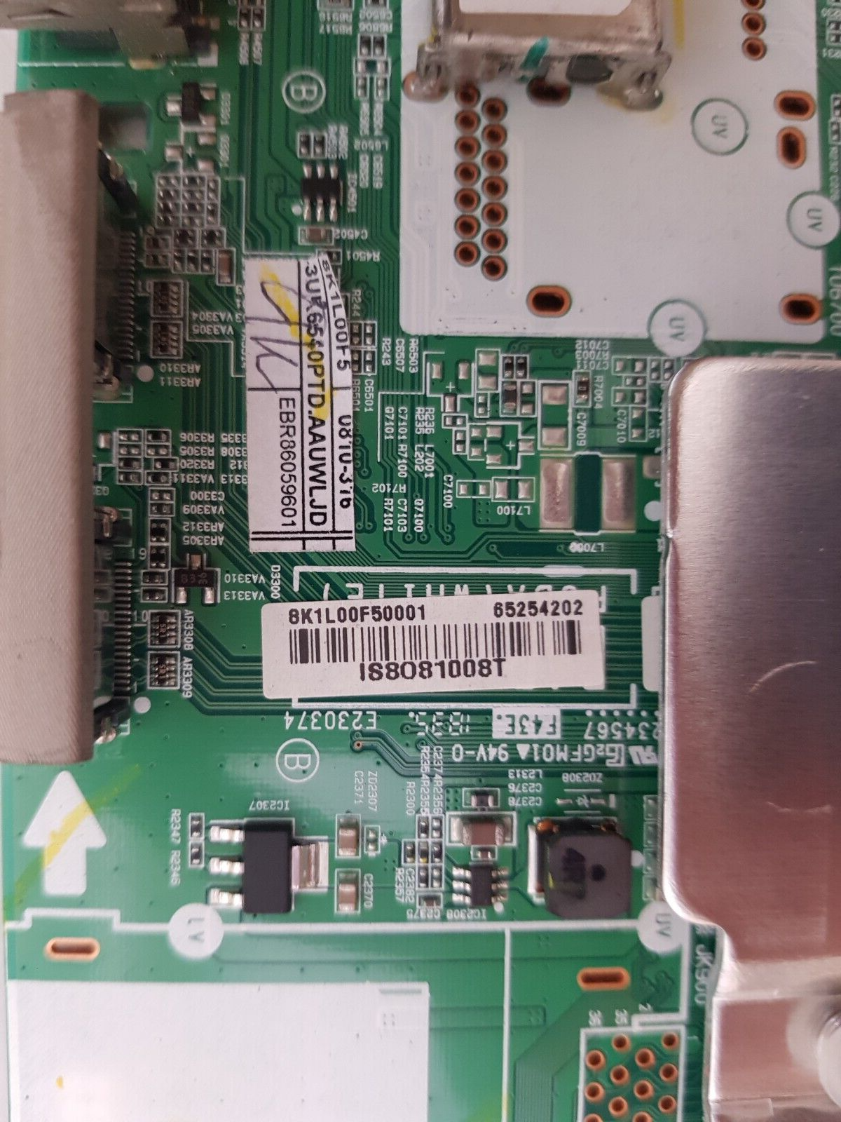 GENUINE LG 43UK6540PTD MAIN BOARD EBR86059601 EBT65254202 EAX67872805 1.1