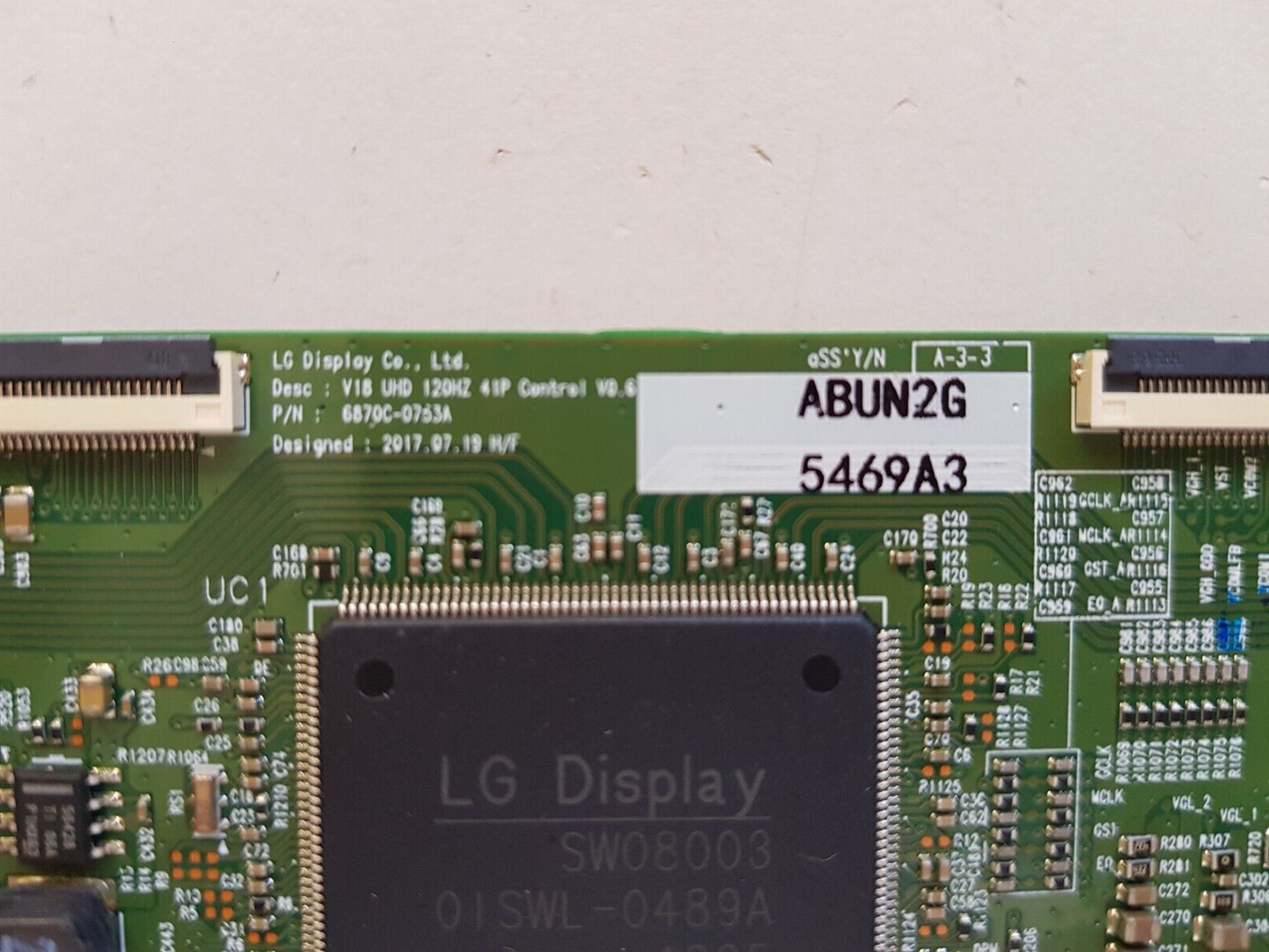 GENUINE PANASONIC TH55FX800A T-CON BOARD 6870C-0753A 6871L-5469A