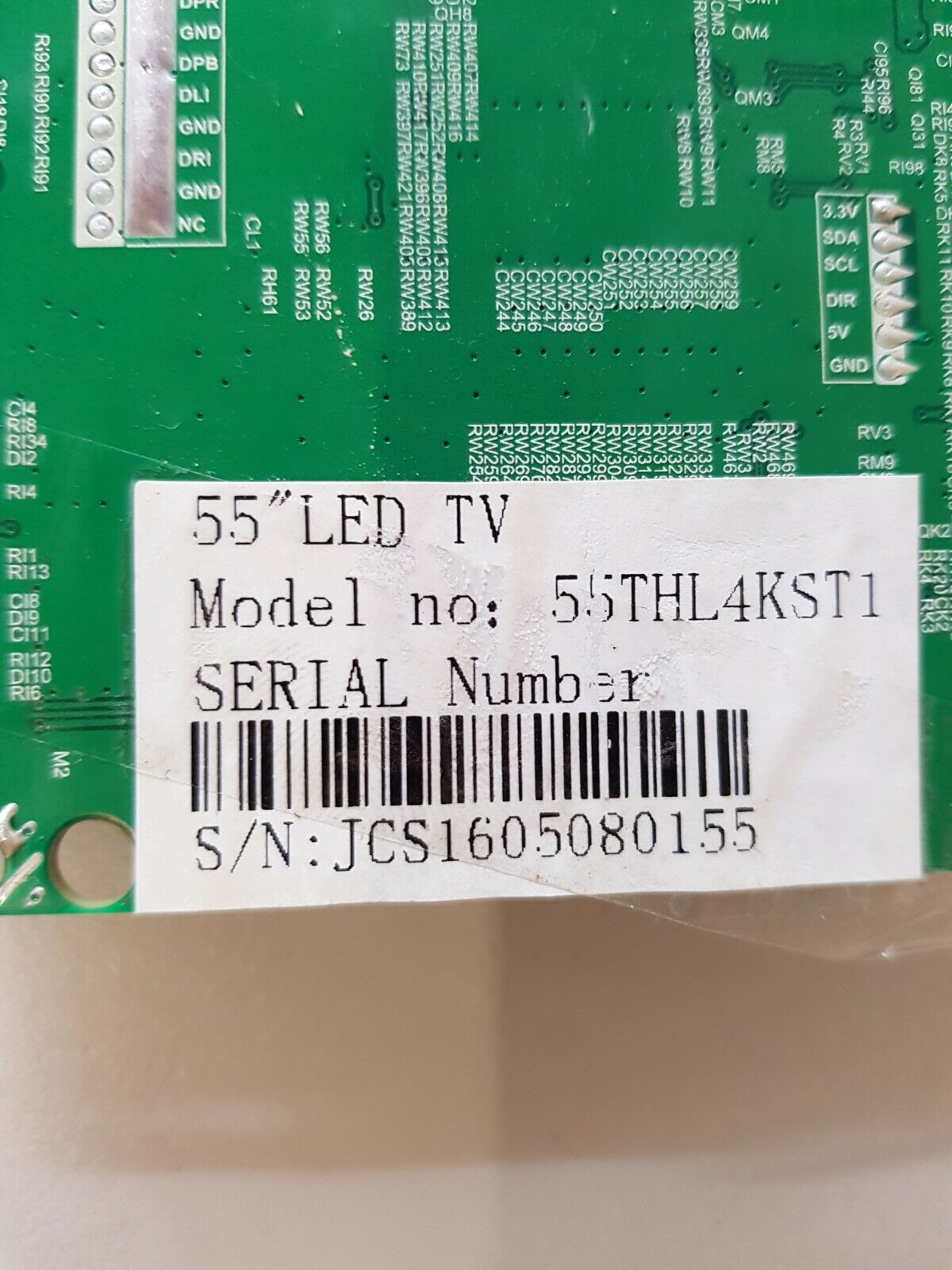 GENUINE THORN 55THL4KST1 MAIN BOARD T.MS3458.U801 LC550EGE-DHM4 ROHS