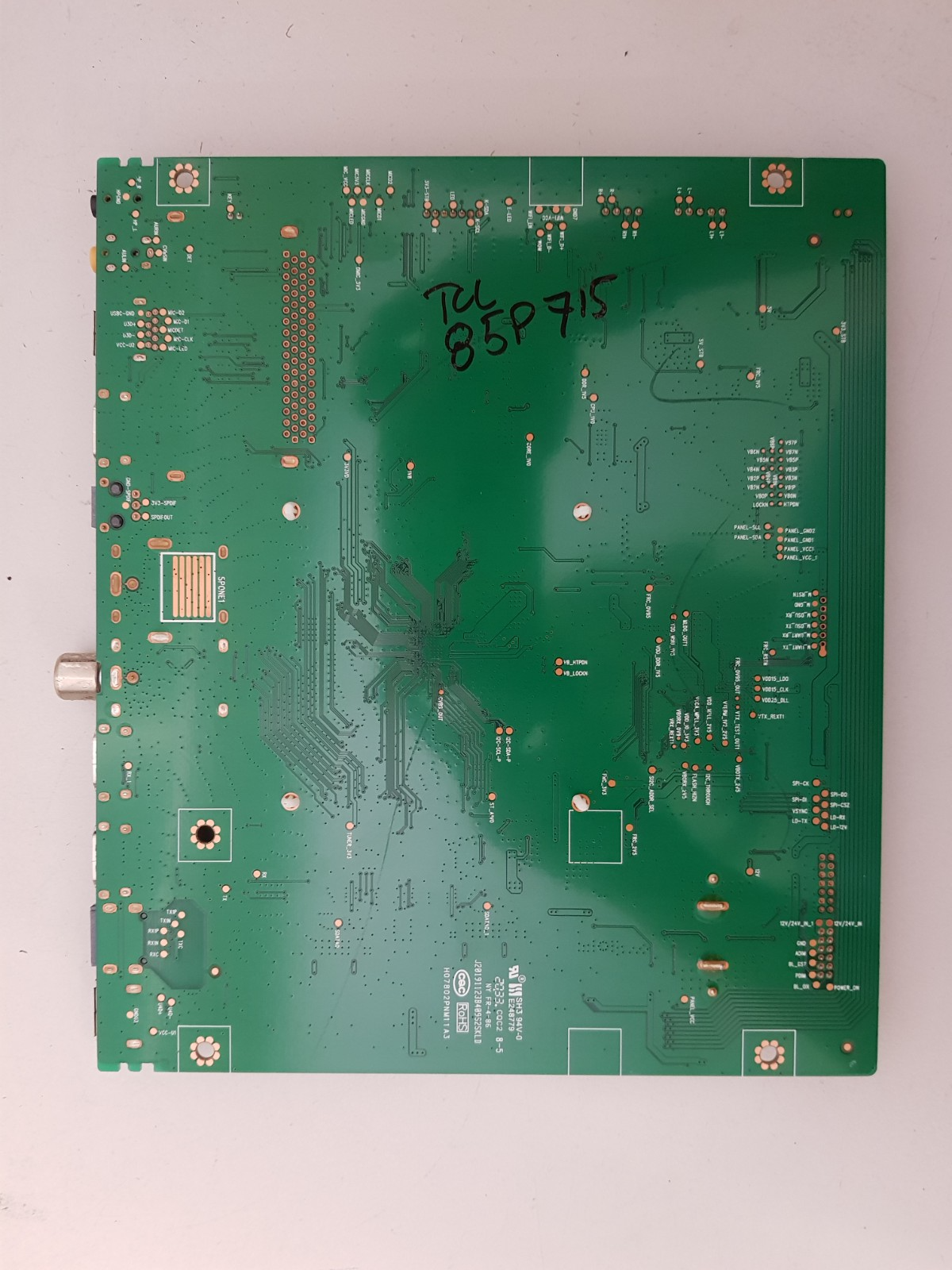 GENUINE TCL 85P715 MAIN BOARD 40-RT51M1-MAB2HG RT2851 V8-R851T02-LF1V389.017169