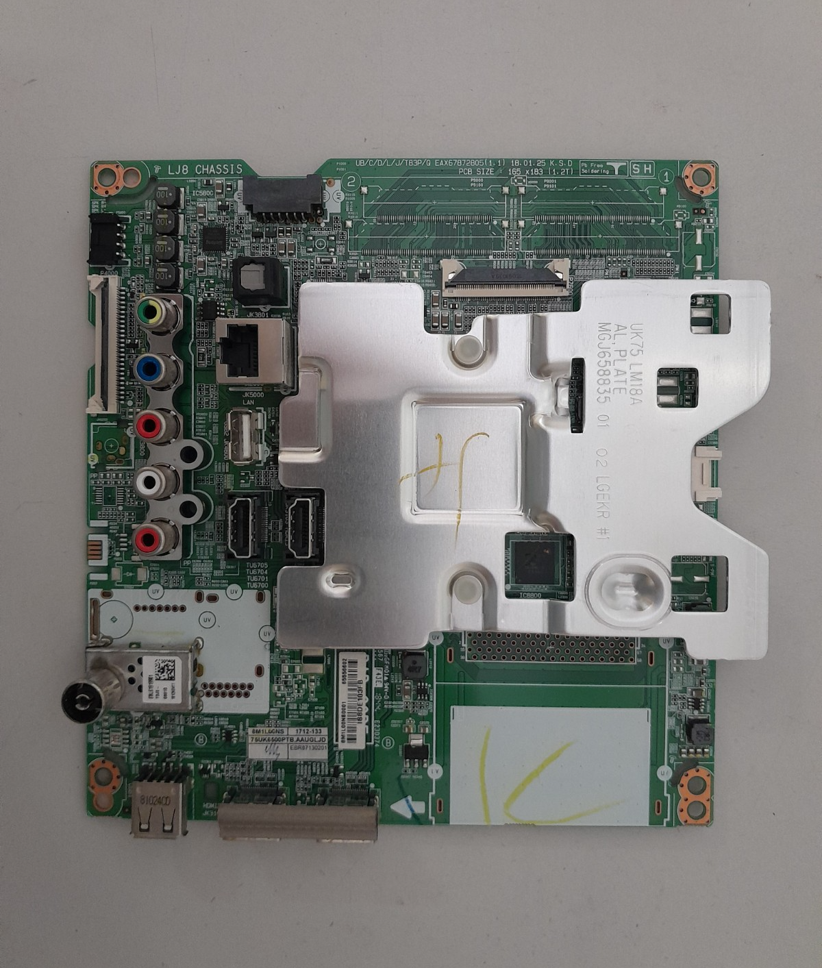 GENUINE LG 75UK6500 PTB MAIN BOARD EAX67872805 EBR87130201 EBT65556602