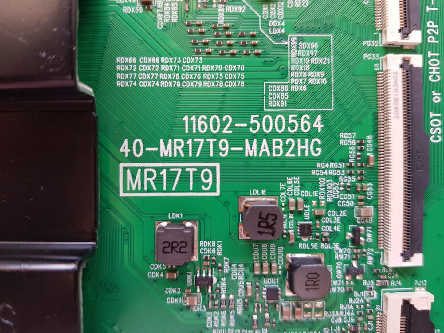 GENUINE TCL 55RP630 MAIN BOARD 40-MR17T9-MAB2HG MR17T9 11602-500564