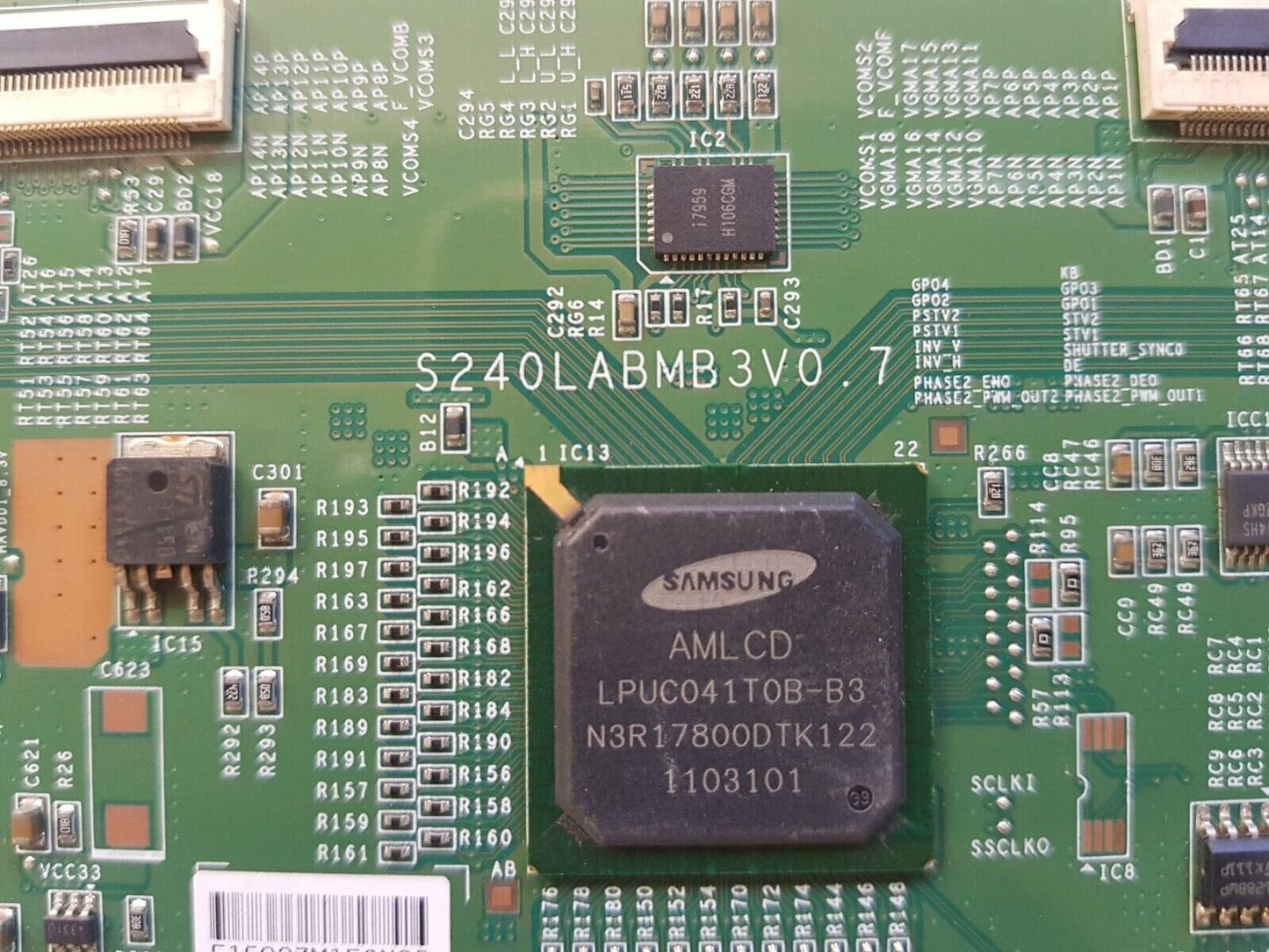 GENUINE SAMSUNG UA55D7000 T-CON BOARD S240LABMB3V0.7 E15927M LSJ550HQ01-S