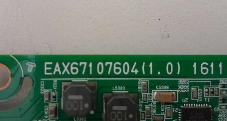 GENUINE LG 55SJ850T MAIN BOARD EAX67107604 1.0 63897402 84209301 6457720