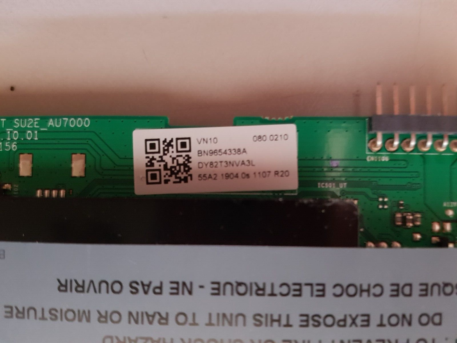 GENUINE SAMSUNG BE50A-H LH50BEAHLGWXXY (VER XB01) MAIN BOARD BN96-54338A