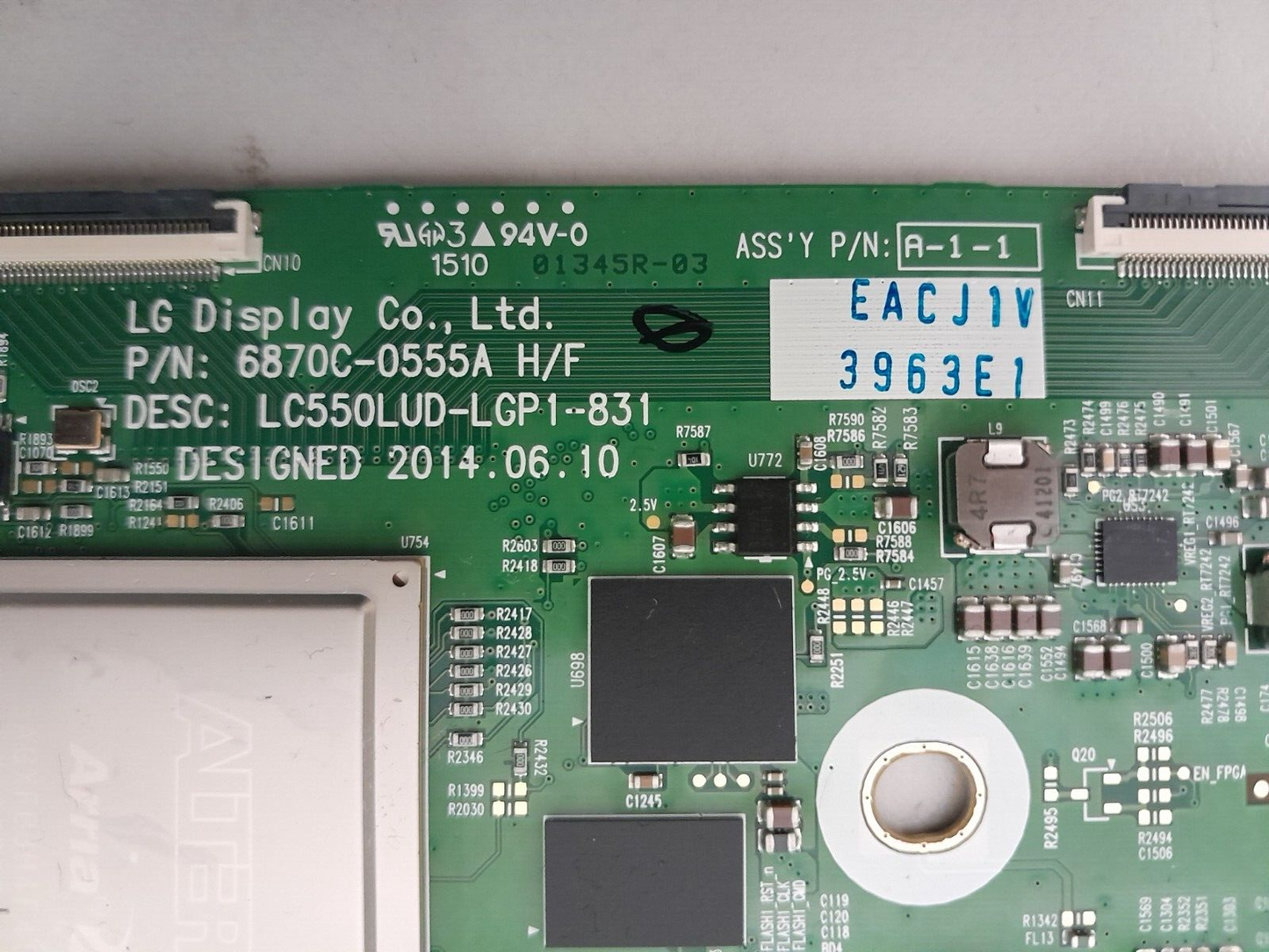 GENUINE LG 55EC930T T-CON BOARD 6870C-0555A 6871L-3963E