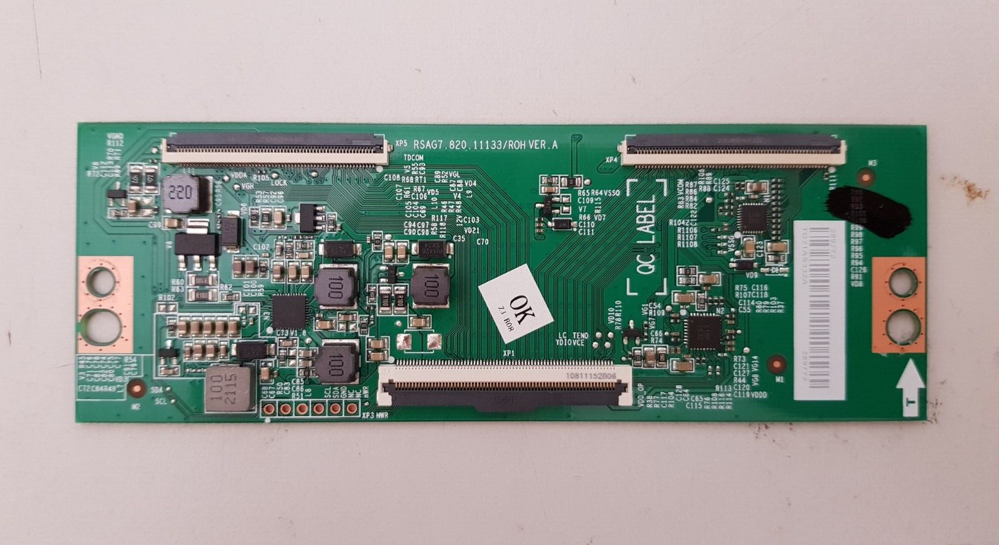 GENUINE HISENSE 55A7G T-CON BOARD RSAG7.820.11133 289772