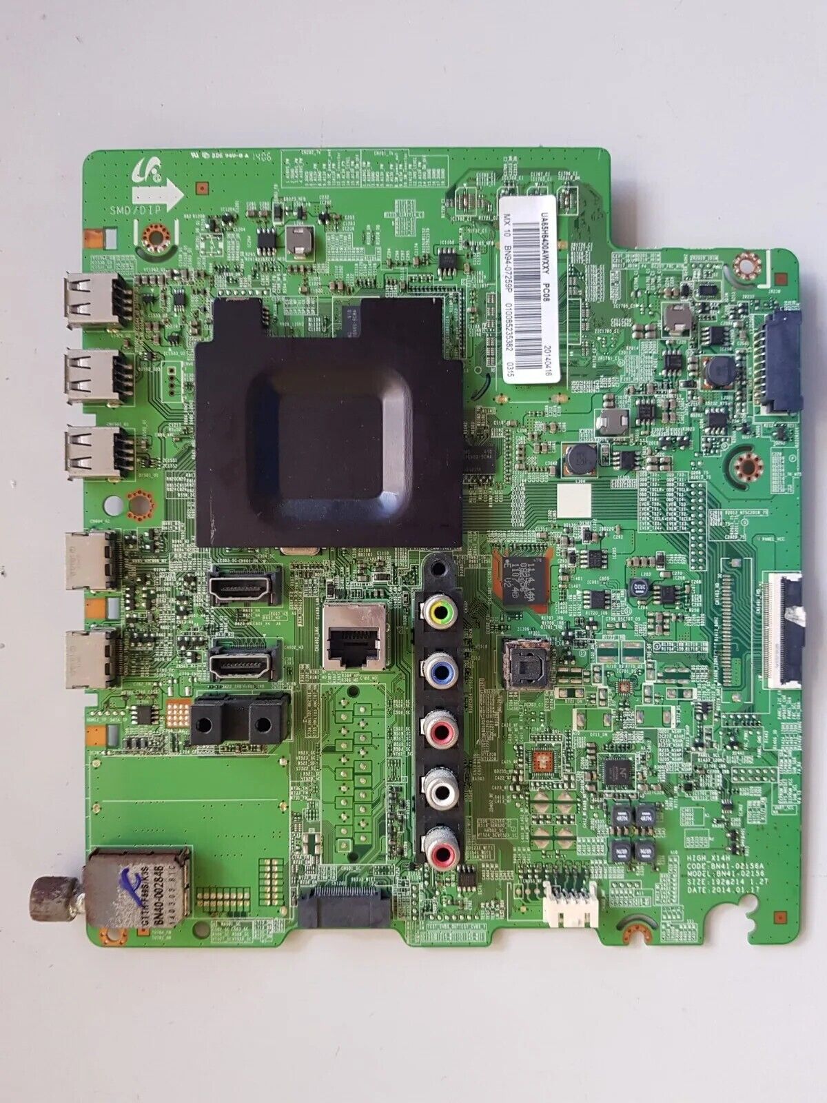 GENUINE SAMSUNG UA65H6400AWXXY (VER MD01) MAIN BOARD BN94-07259P