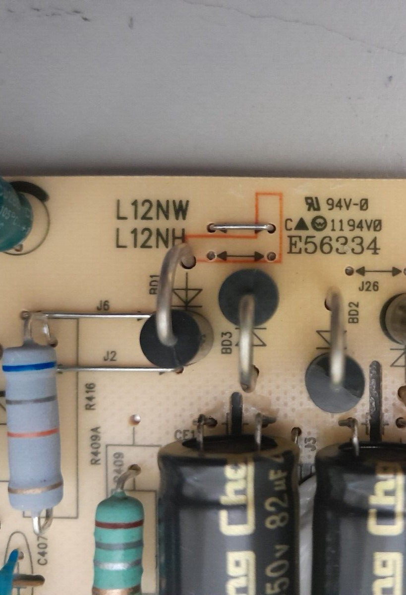 GENUINE TCL 55P8M POWER SUPPLY BOARD 08-L12NWA2-PW200AA