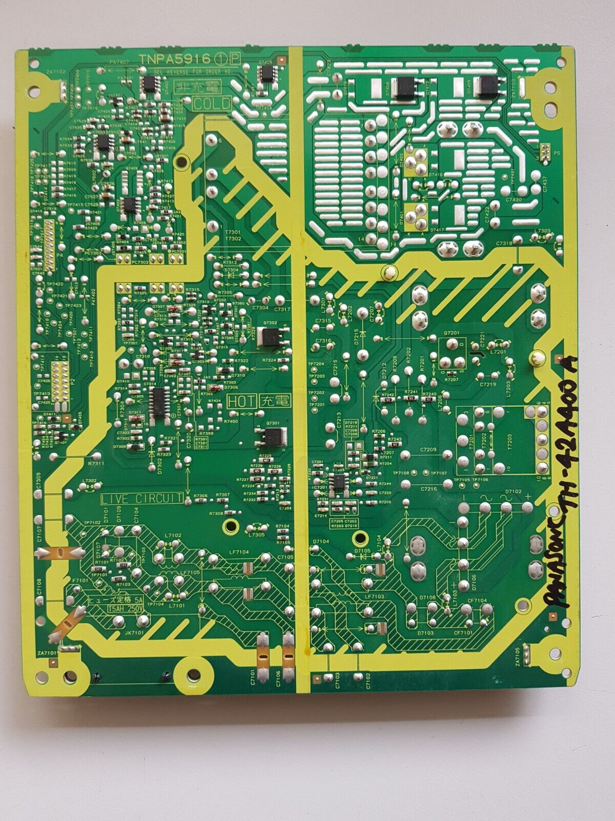 GENUINE PANASONIC TH-42A400A POWER SUPPLY BOARD TNPA5916 (1P)