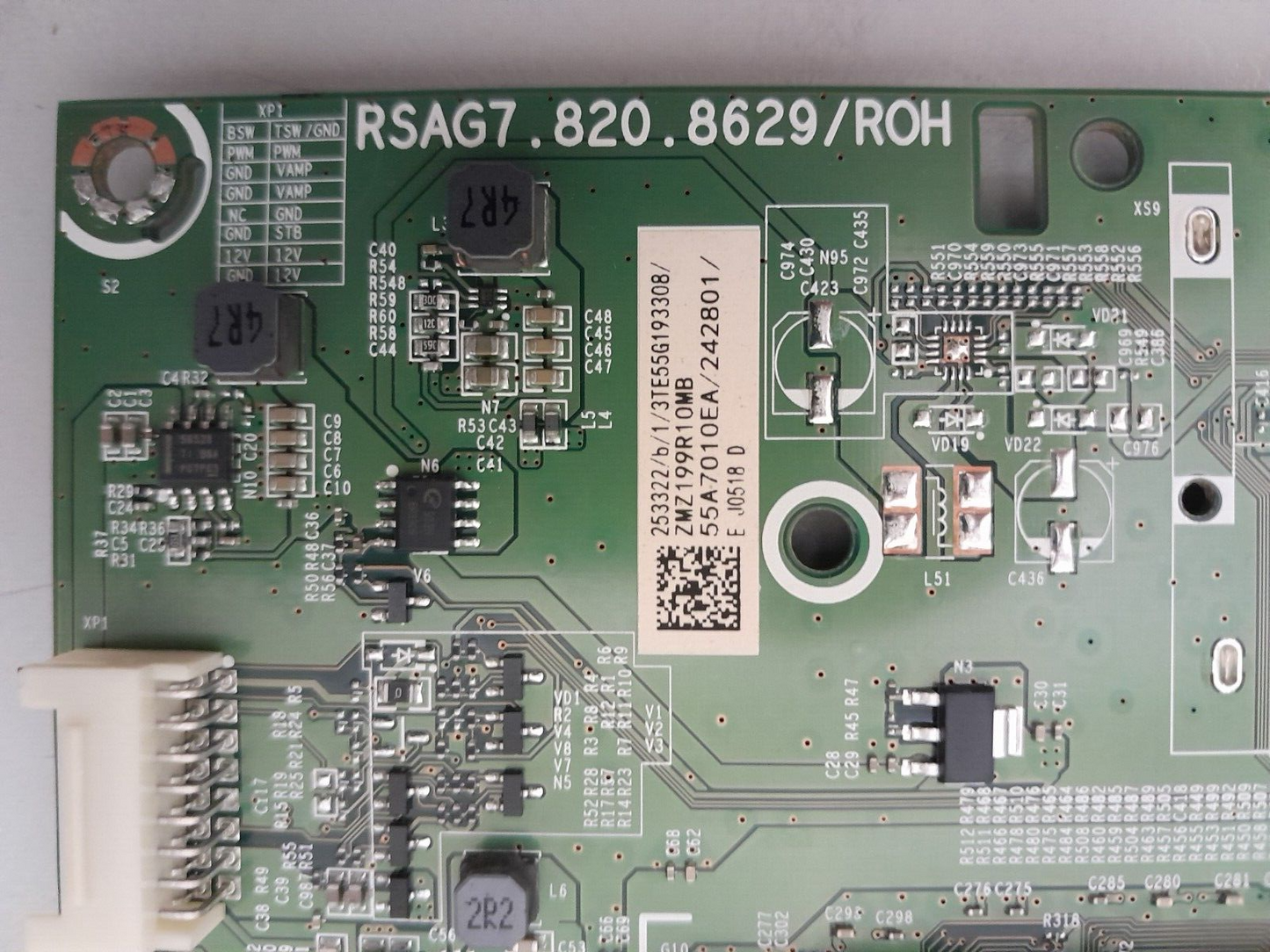 GENUINE HISENSE 55RG MAIN BOARD RSAG7.820.8629 55A7010EA 253322 242801
