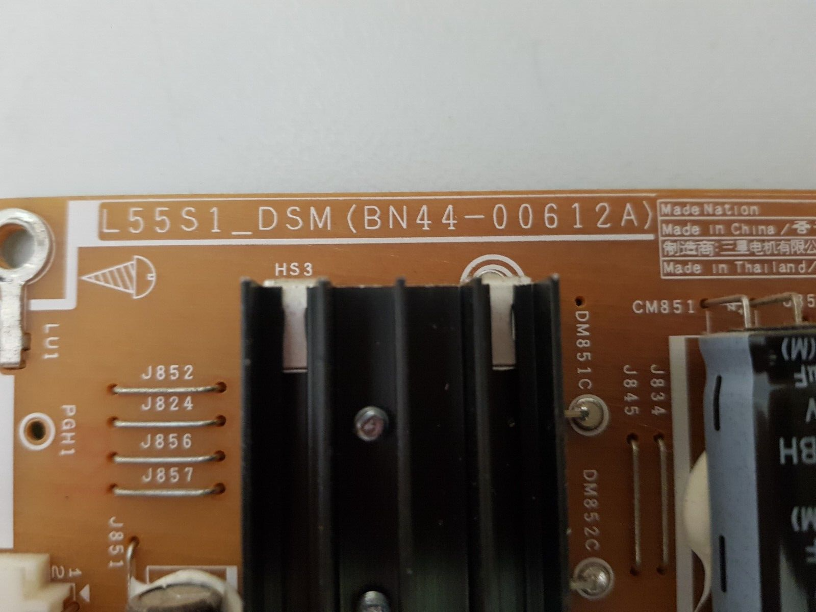 GENUINE SAMSUNG UA50F6300 / 5000  POWER SUPPLY BOARD BN44-00612A