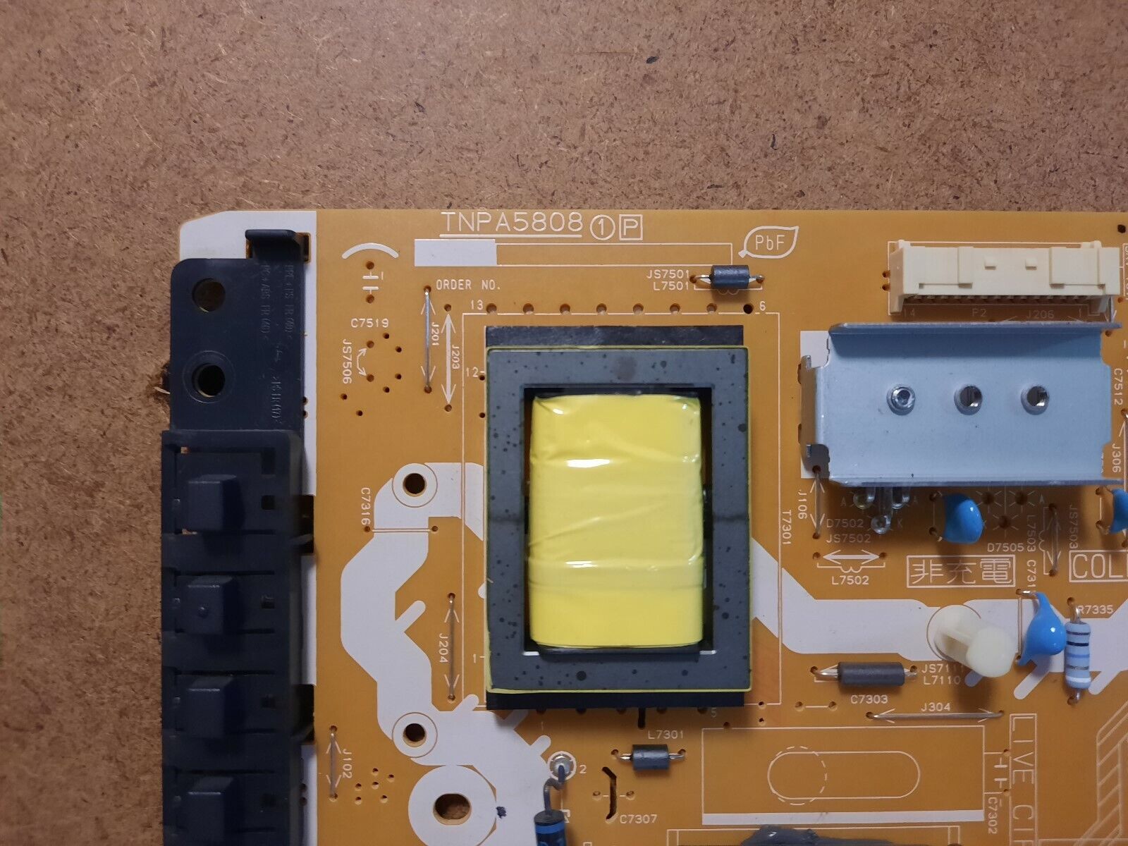 GENUINE PANASONIC TX-L32B6B Power Supply Board - TNPA5808(1)(P)