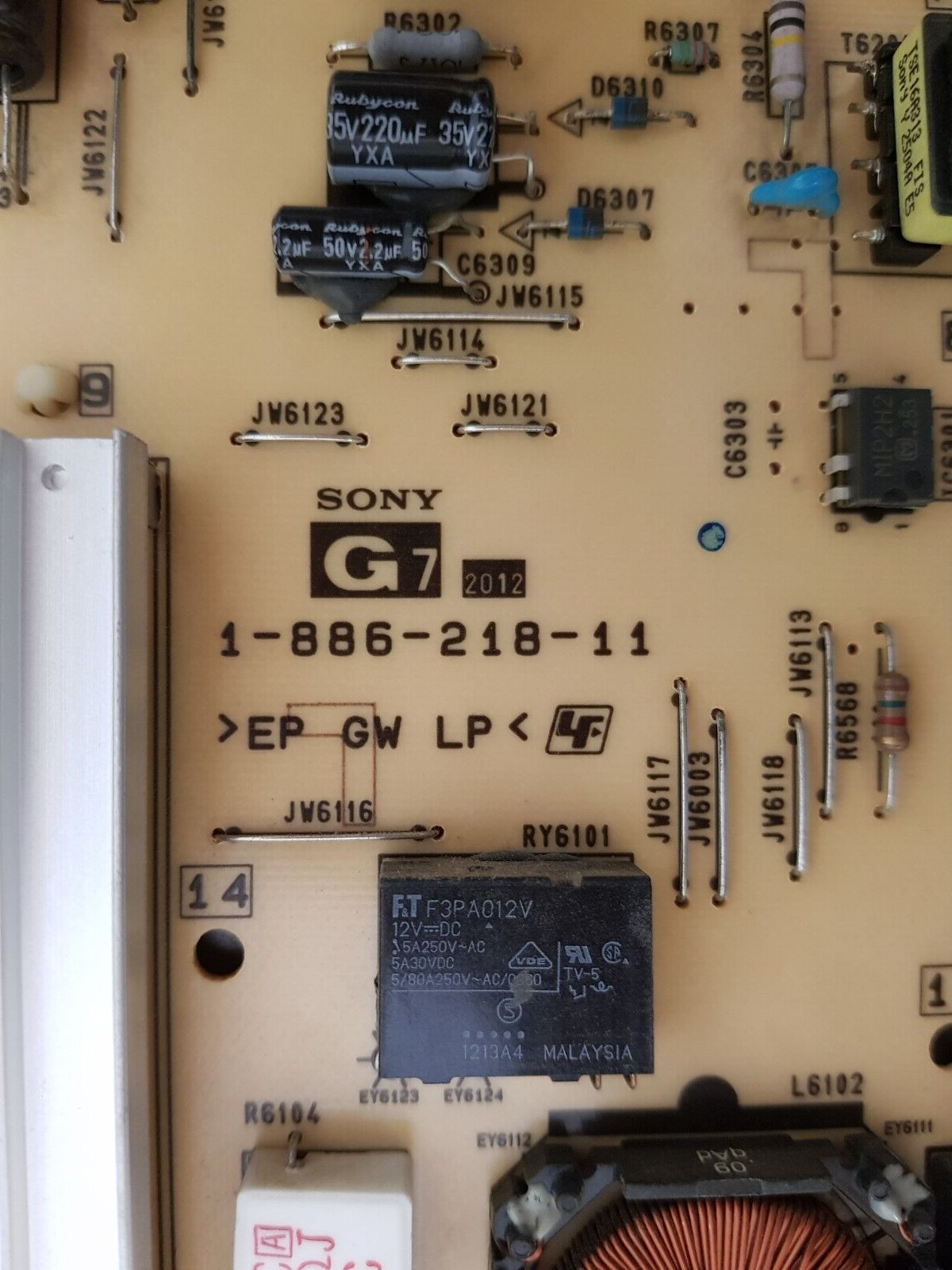 GENUINE SONY KDL 55HX850 POWER SUPPLY BOARD G7 147438511 APS-326