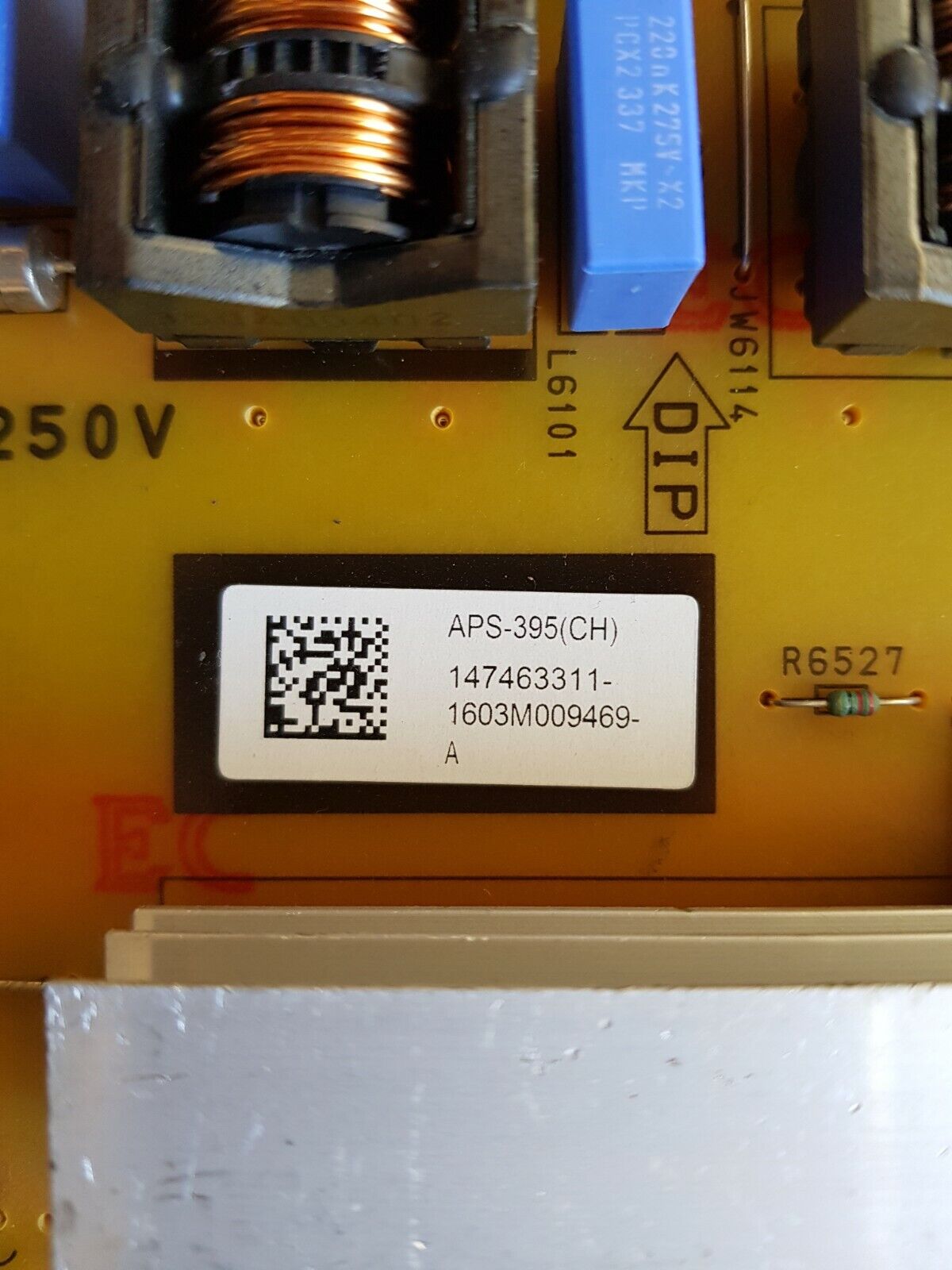 GENUINE SONY KD 55X7000G POWER SUPPLY BOARD GL6 APS-395 147463323 1-980-310-11