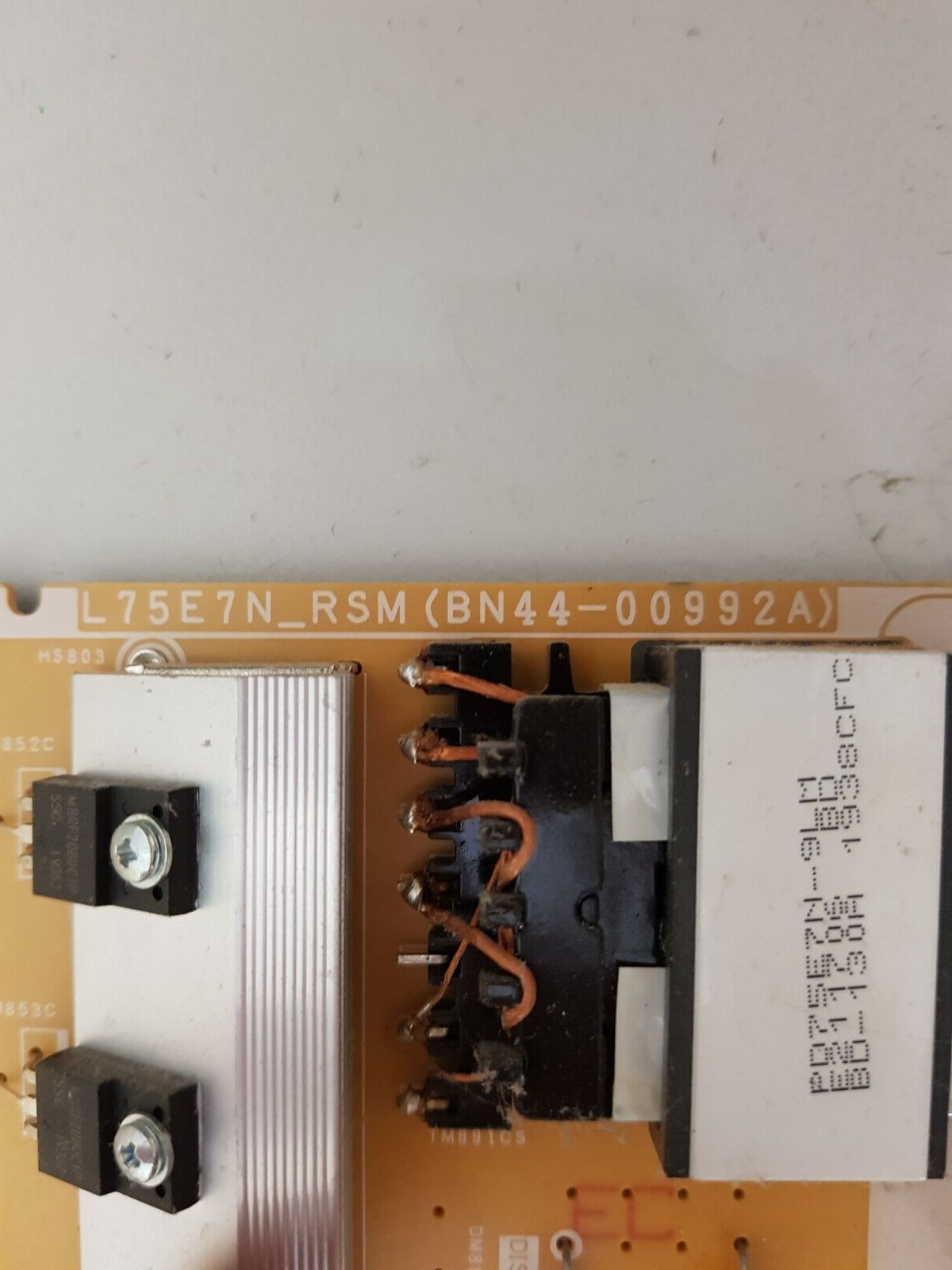 GENUINE SAMSUNG UA75RU7100 POWER SUPPLY BOARD BN44-00992A L75E7N_RSM