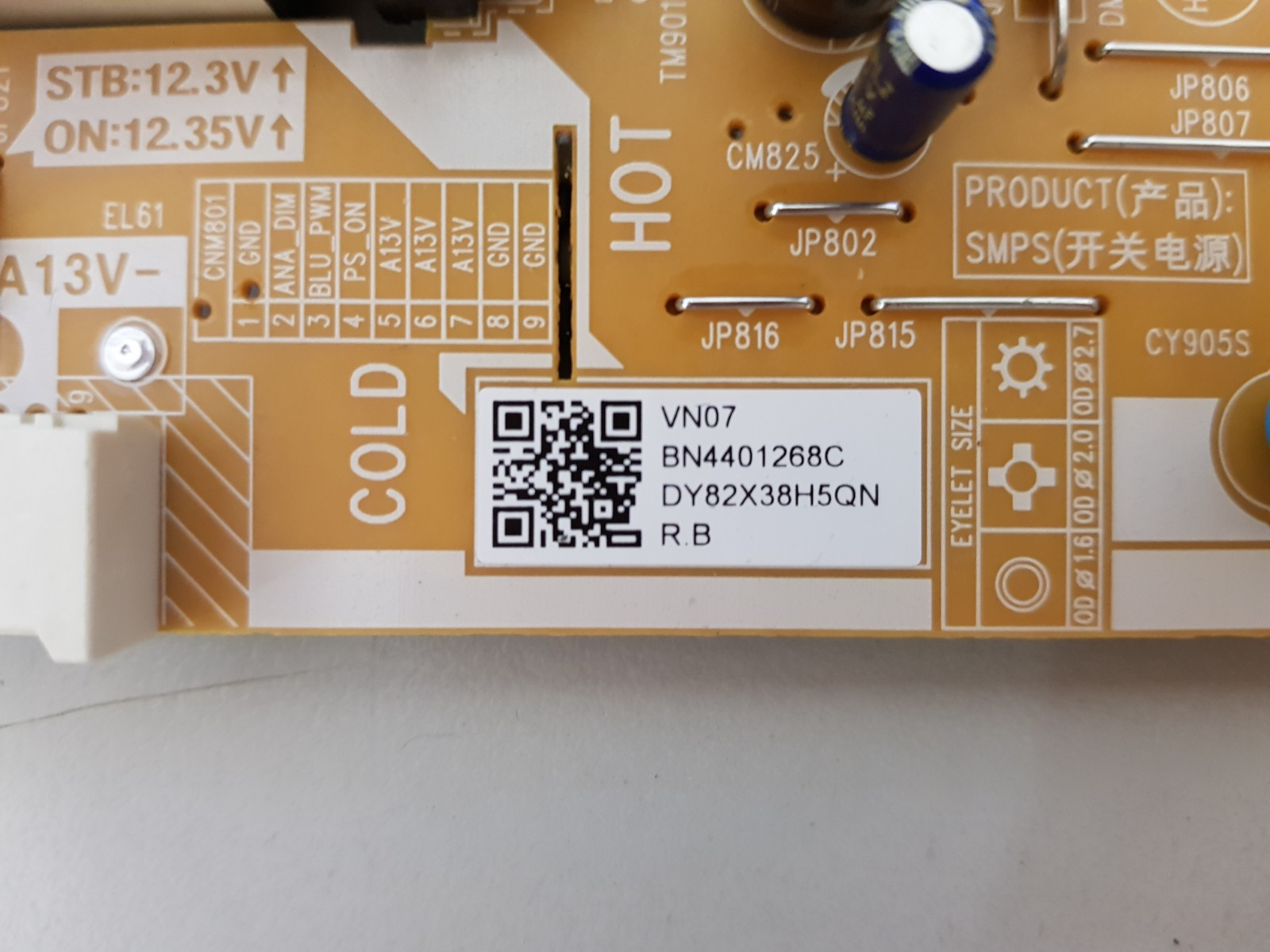 GENUINE SAMSUNG UA65DU7700 POWER SUPPLY BOARD BN44-01268C