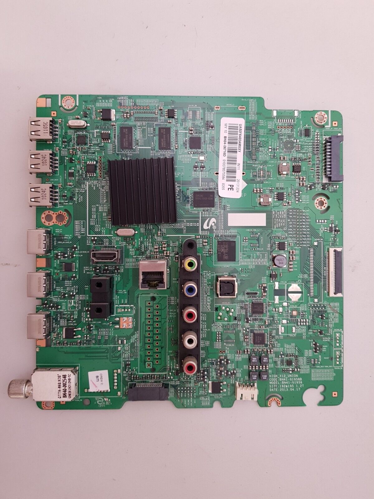GENUINE SAMSUNG UA50F6400 AMXXY (VER BD02) MAIN BOARD BN94-06716D