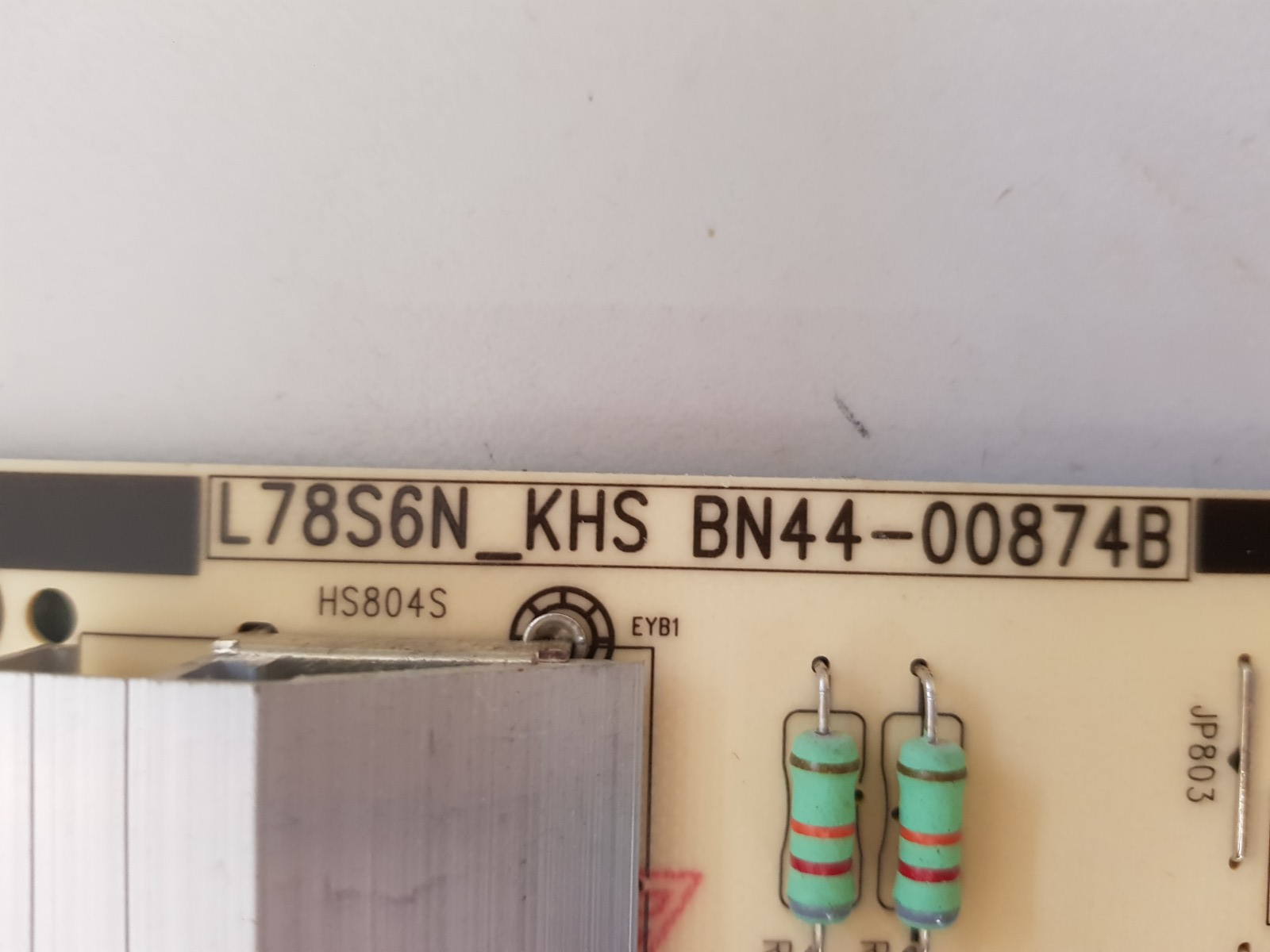 GENUINE SAMSUNG UA78KU7500 POWER SUPPLY BOARD BN44-00874B L78S6N_KHS