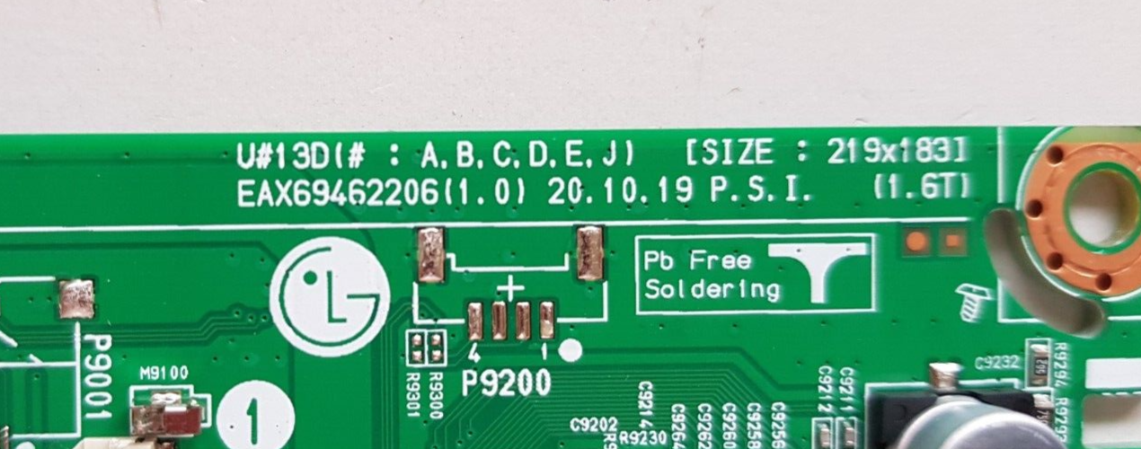 GENUINE LG 50UP8000 PTB.AAUSLJD MAIN BOARD EBT66648602 EAX69462206 (1.0)