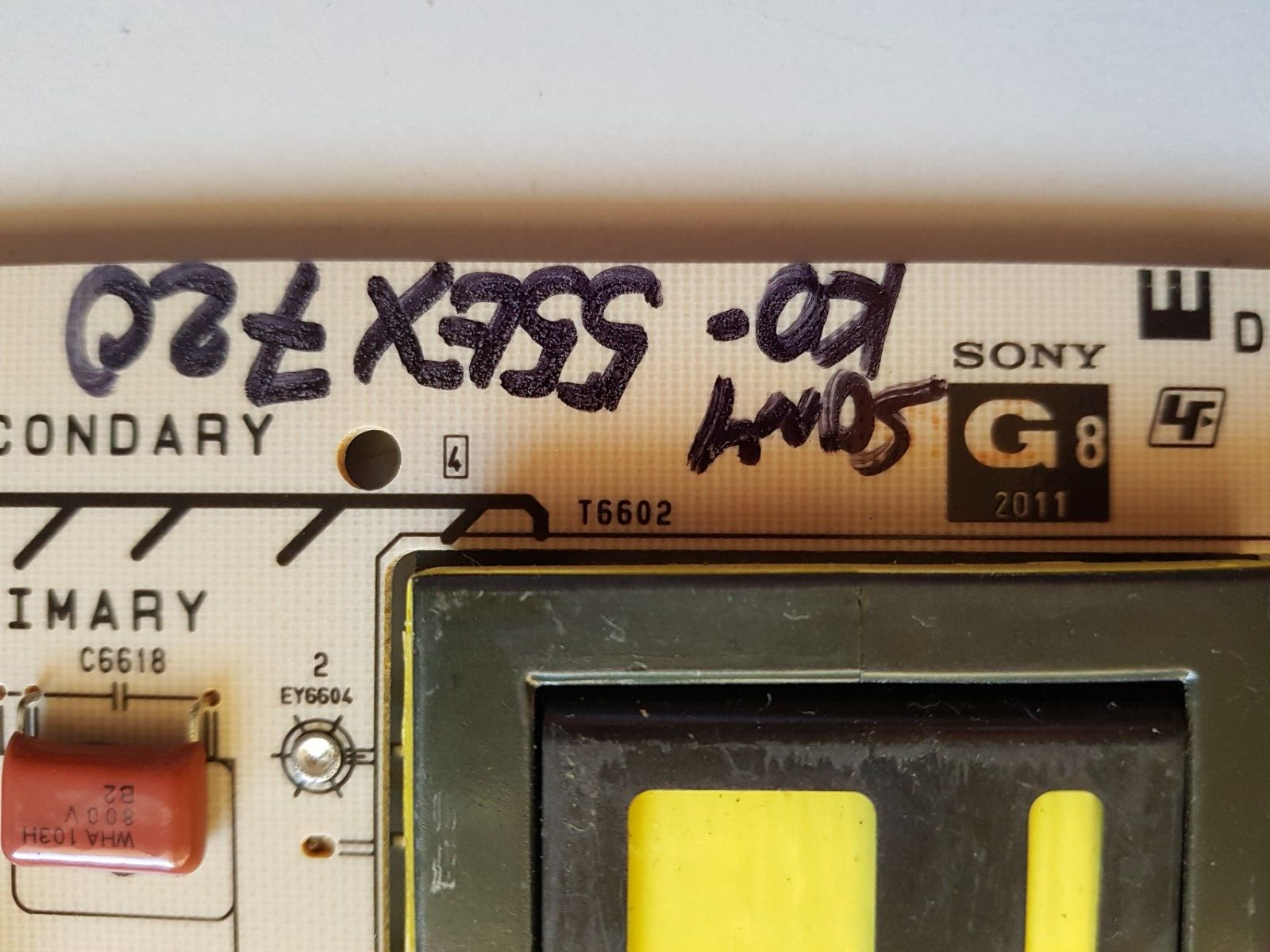 GENUINE SONY KDL55EX720 POWER SUPPLY BOARD G8 1-884-408-11 DPS-78 147430211