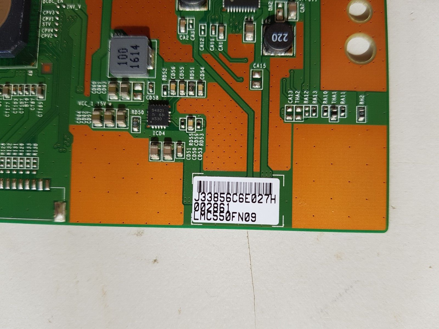 GENUINE SONY KD 55X8000C T-CON BOARD 15Y_S55FU11APCMTA3V0.1