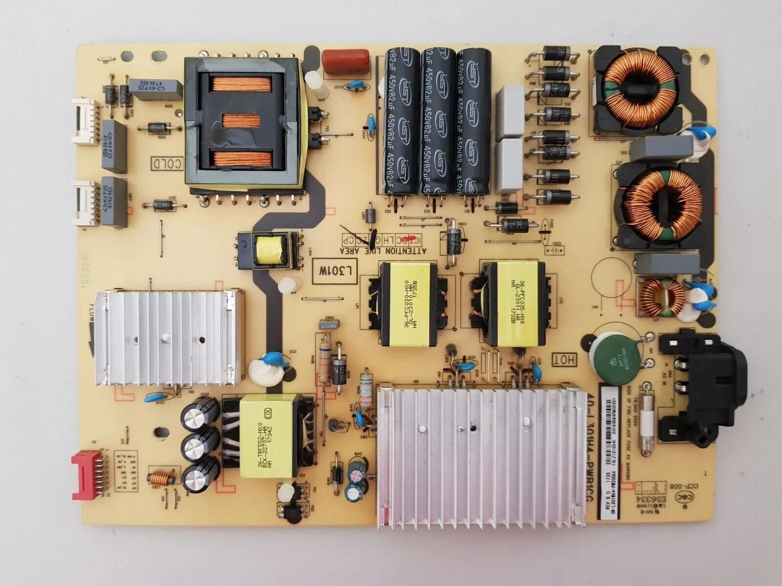 GENUINE TCL 65P20US POWER SUPPLY BOARD 40-L301W4-PWD1CG 08-L301WA4-PW200AA