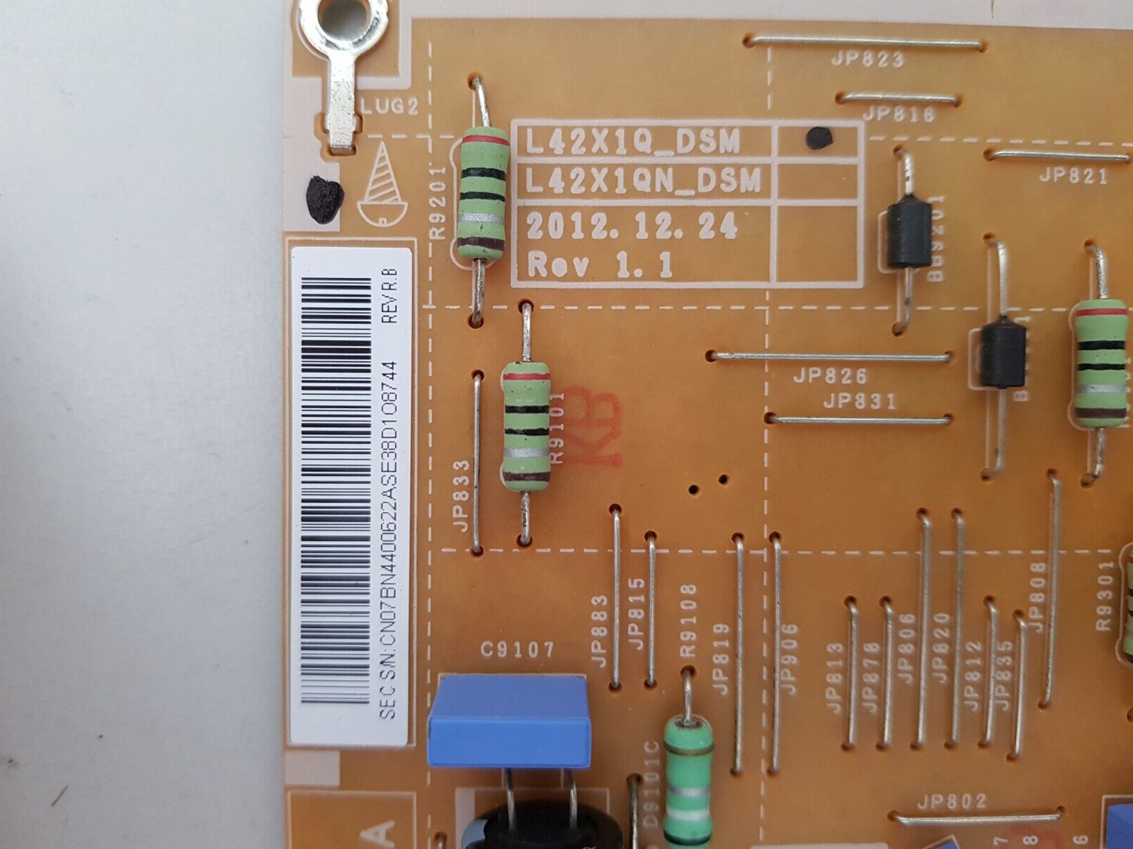 GENUINE SAMSUNG UA40F6100 UA40F6800 POWER SUPPLY BOARD BN44-00622A L42X1Q_DSM