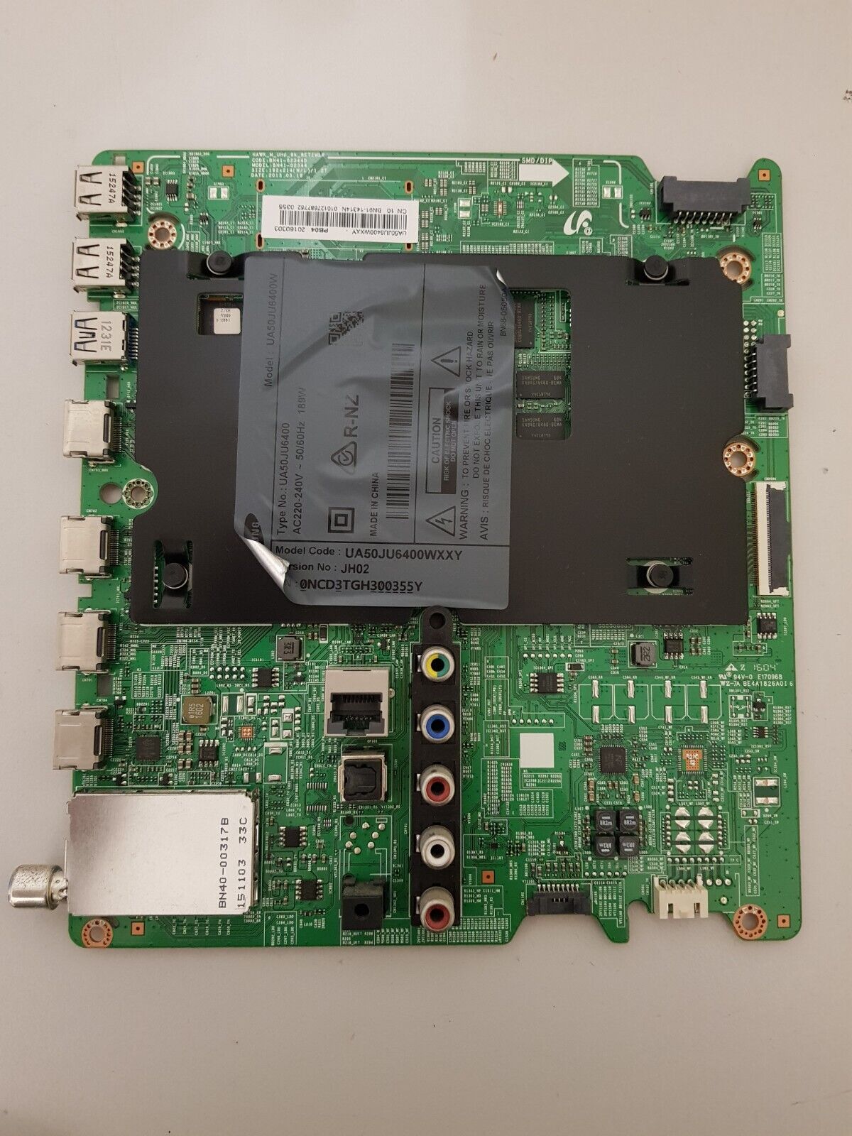 GENUINE SAMSUNG UA50JU6400 (VER-JH02) MAIN BOARD BN91-14314N