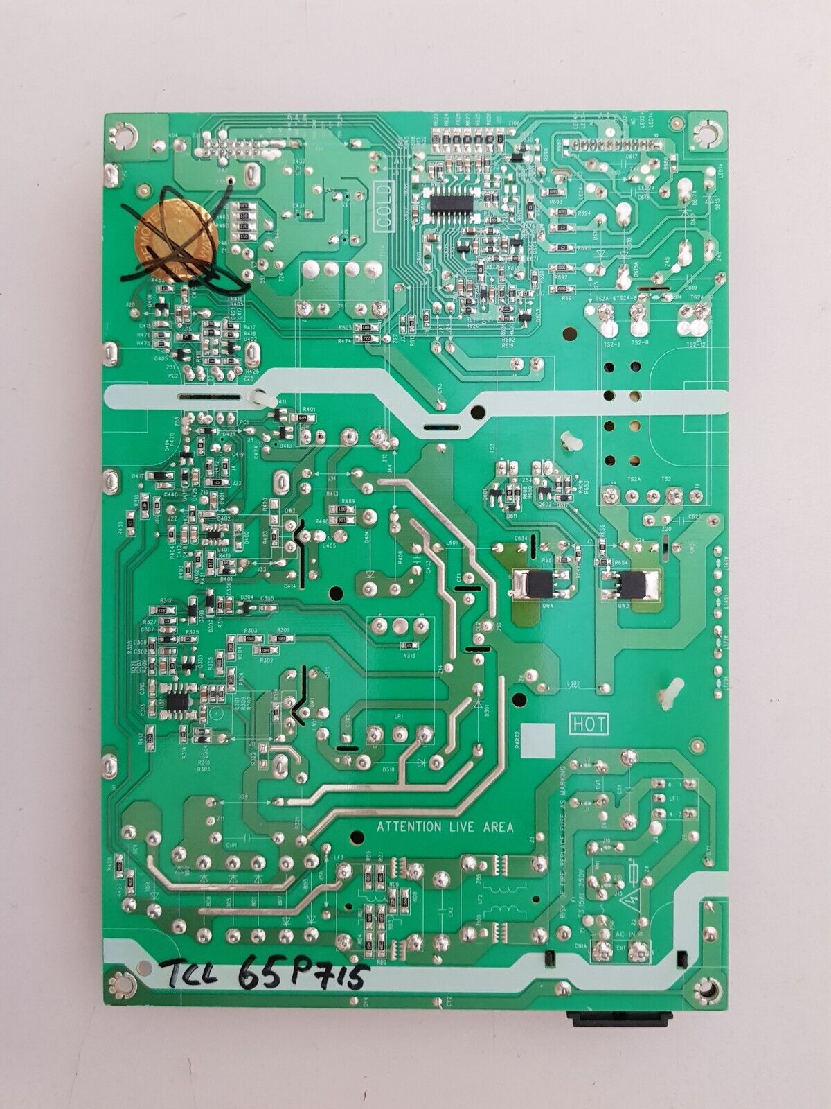 GENUINE TCL 65P715 POWER SUPPLY BOARD 40-L171H4-PWC1CG 08-L171WD2-PW200AE