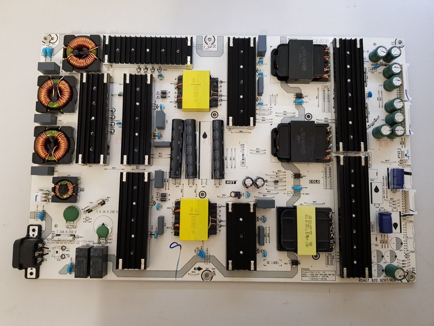 GENUINE HISENSE 100S8 POWER SUPPLY BOARD (LOWER BOARD) HLP-7583WB RSAG7.820.9297