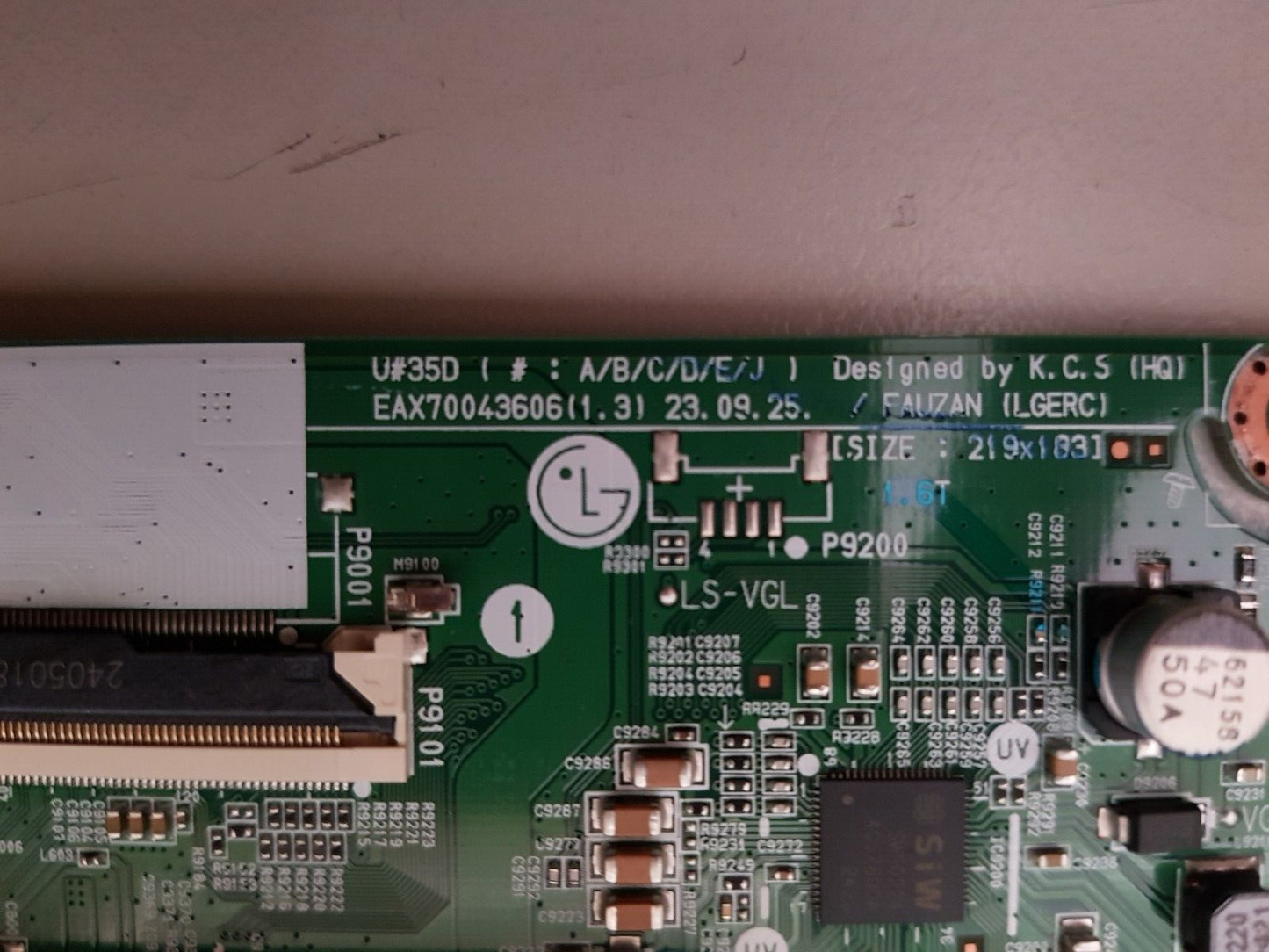 GENUINE LG 43UT8050PSB .AAUSLJD MAIN BOARD EAX70043606 1.3 EBT67863902 67863902