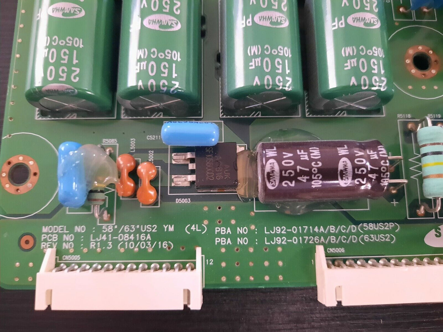 GENUINE SAMSUNG PS58C7000 Y-Main Board -  LJ92-01714A LJ41-08416A BN96-14979A