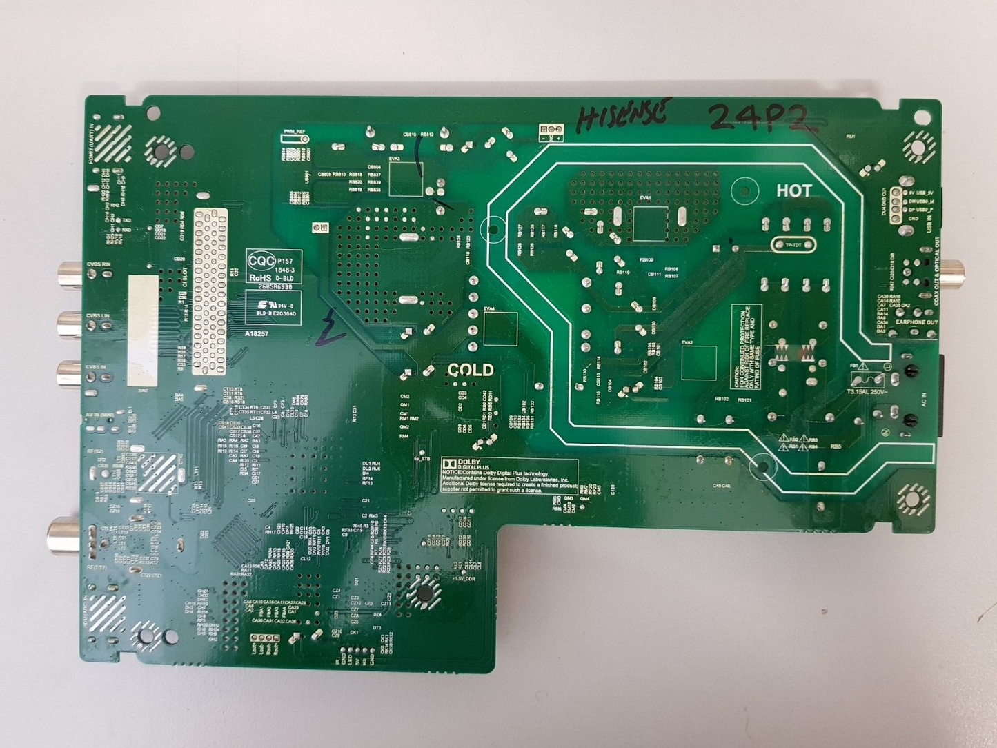 GENUINE HISENSE 24P2 MAIN BOARD HA24A5000 TP.MS3663S.PA502
