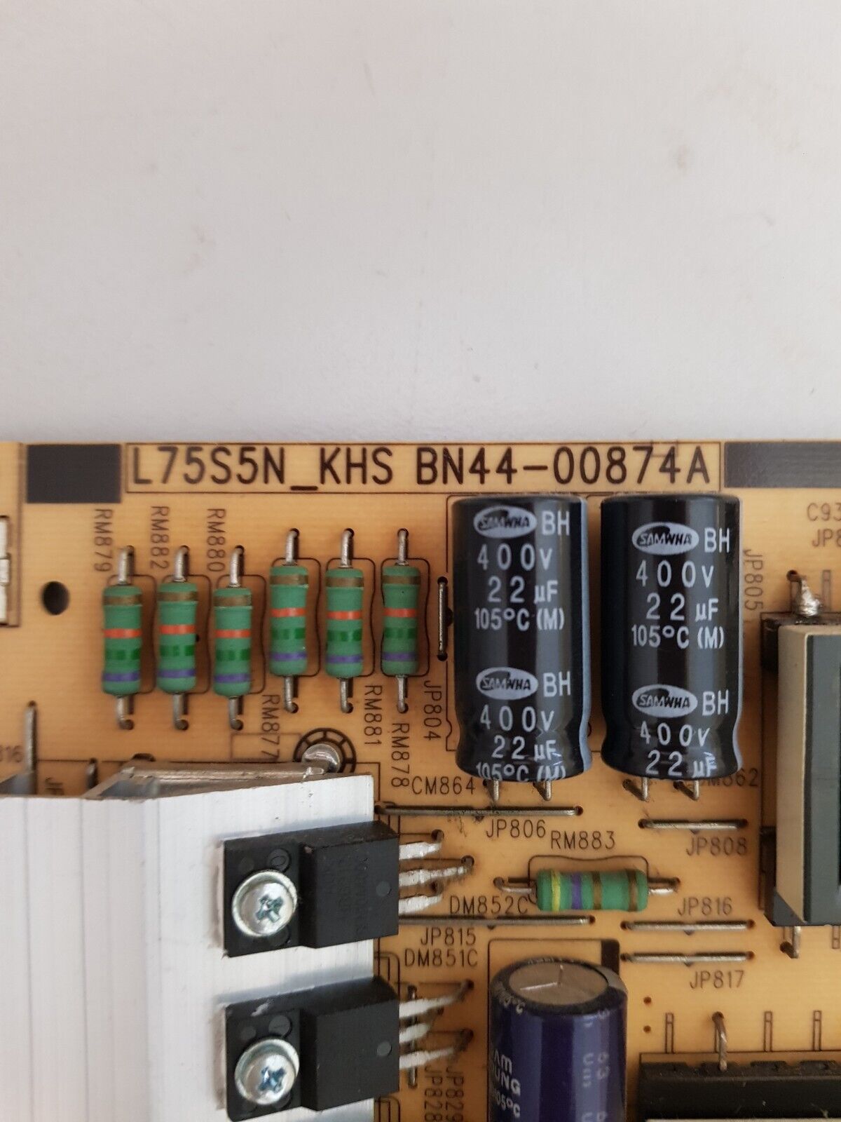 GENUINE SAMSUNG UA70KU6000 POWER SUPPLY BOARD BN44-00874A L75S5N_KHS
