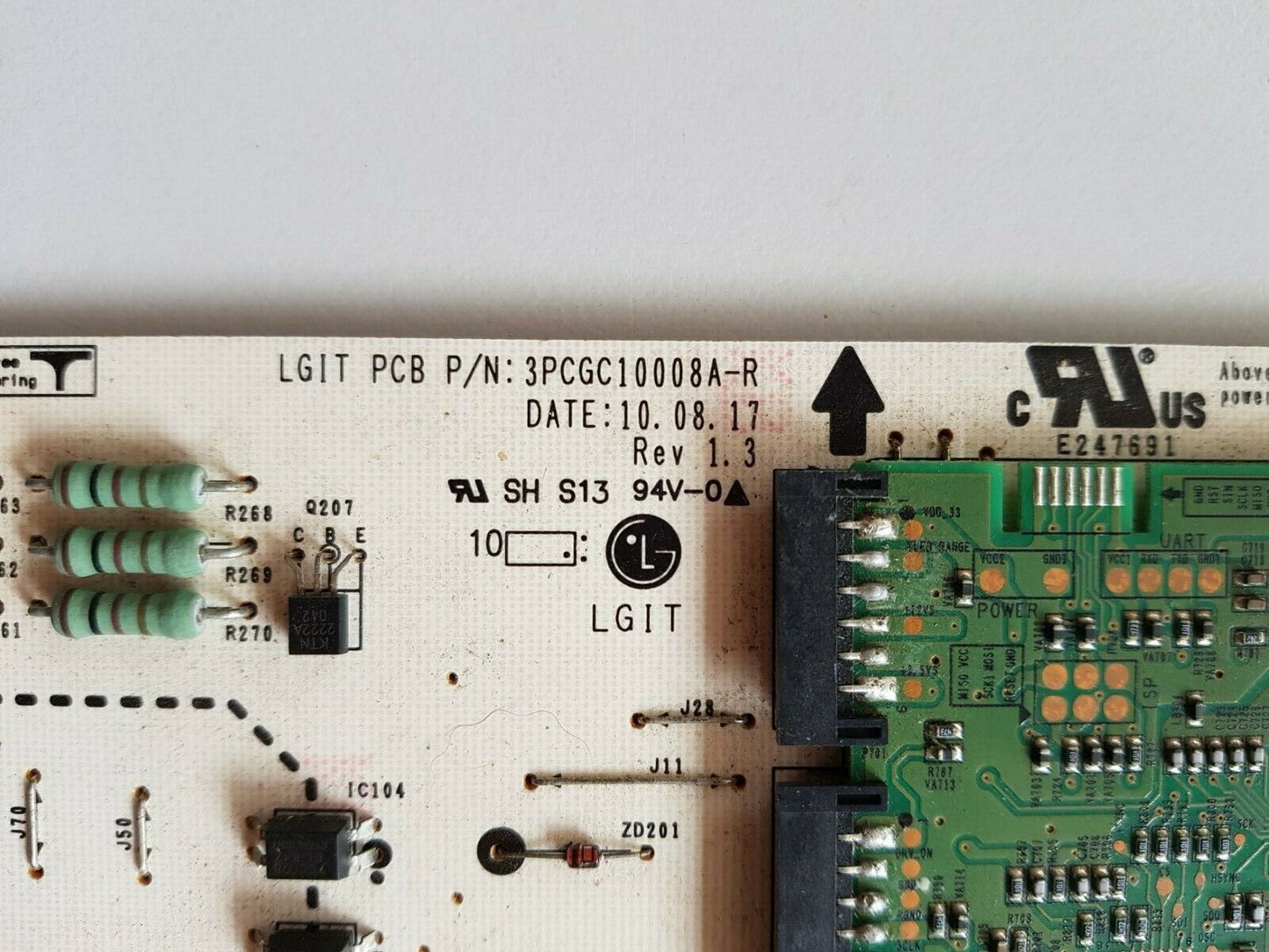 GENUINE LG 42LE4500 POWER SUPPLY BOARD EAY60803102 3PCGC10008A-R PLDF-L907A