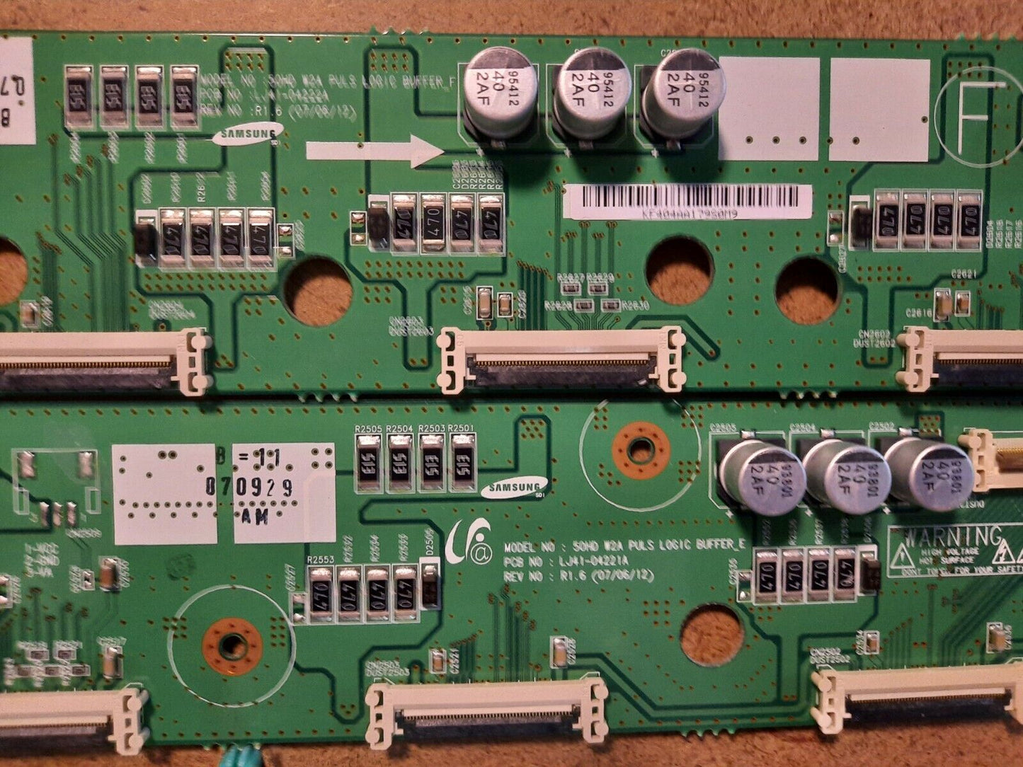GENUINE SAMSUNG PS50C8000 EF Buffer Boards - LJ92-01403A LJ92-01404A
