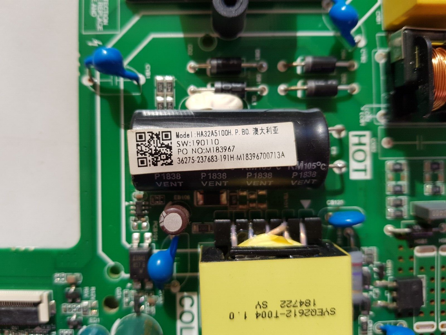 GENUINE HISENSE 32P2 MAIN BOARD HA32A5100H 190110 TP.MS3463T.PB755